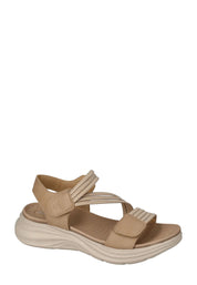 Sandali con strappi Beige Valleverde