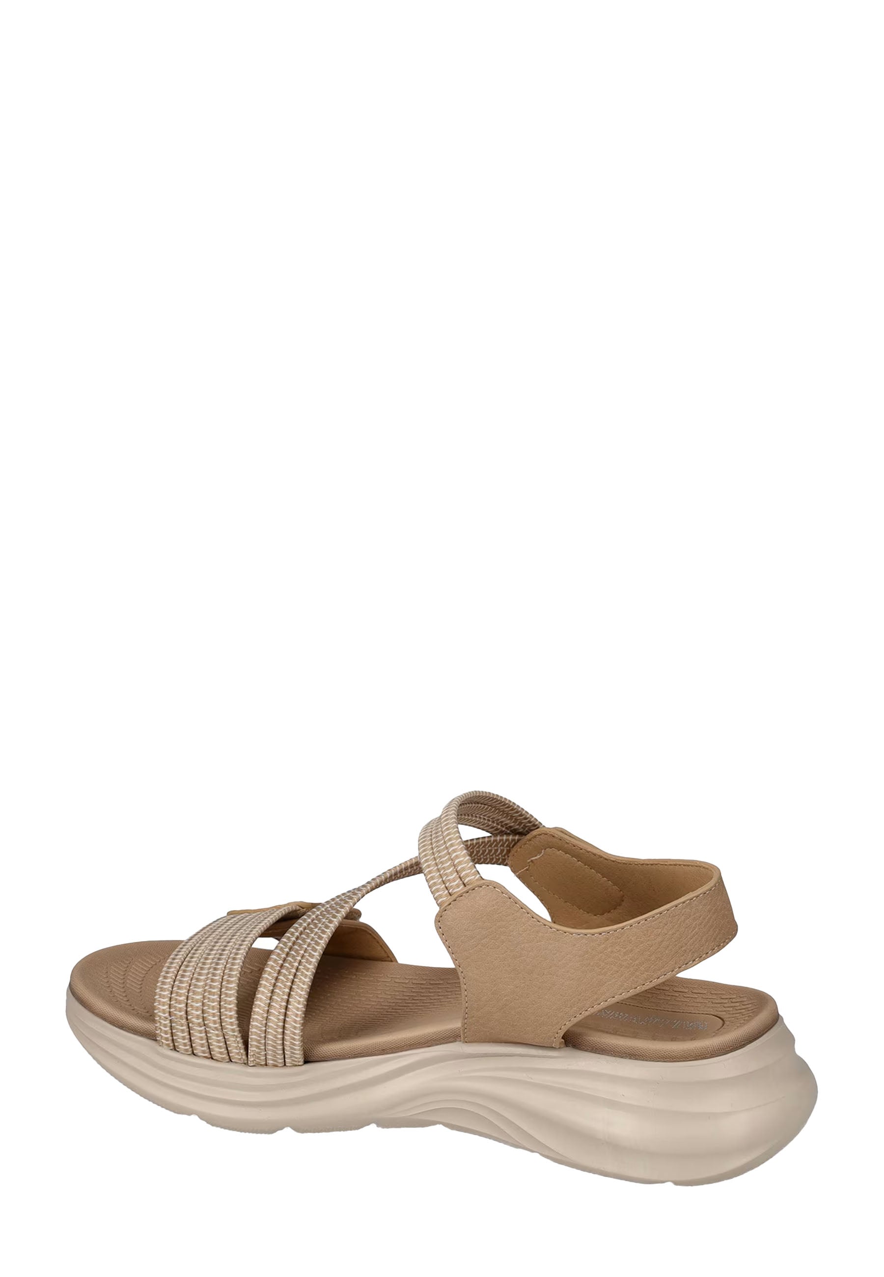 Sandali con strappi Beige Valleverde