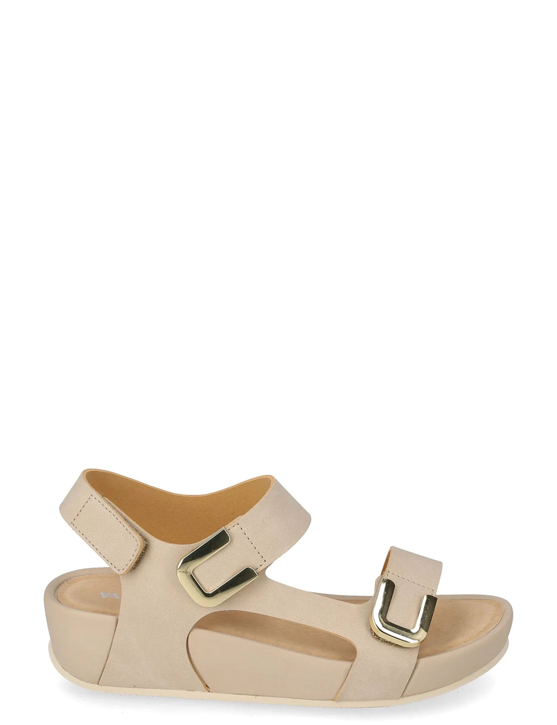 Sandali con strappi Beige Valleverde