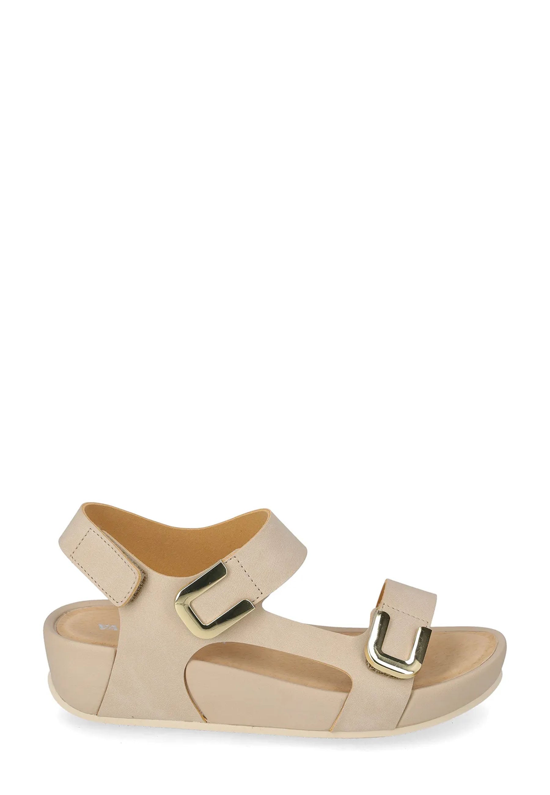 Sandali con strappi Beige Valleverde