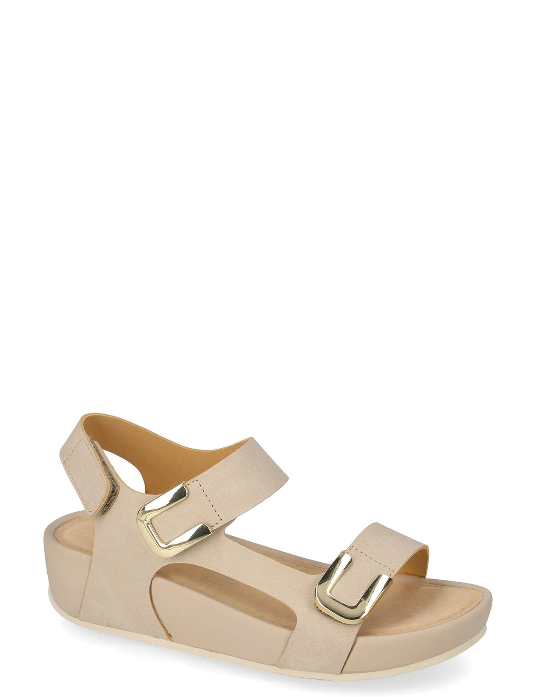 Sandali con strappi Beige Valleverde