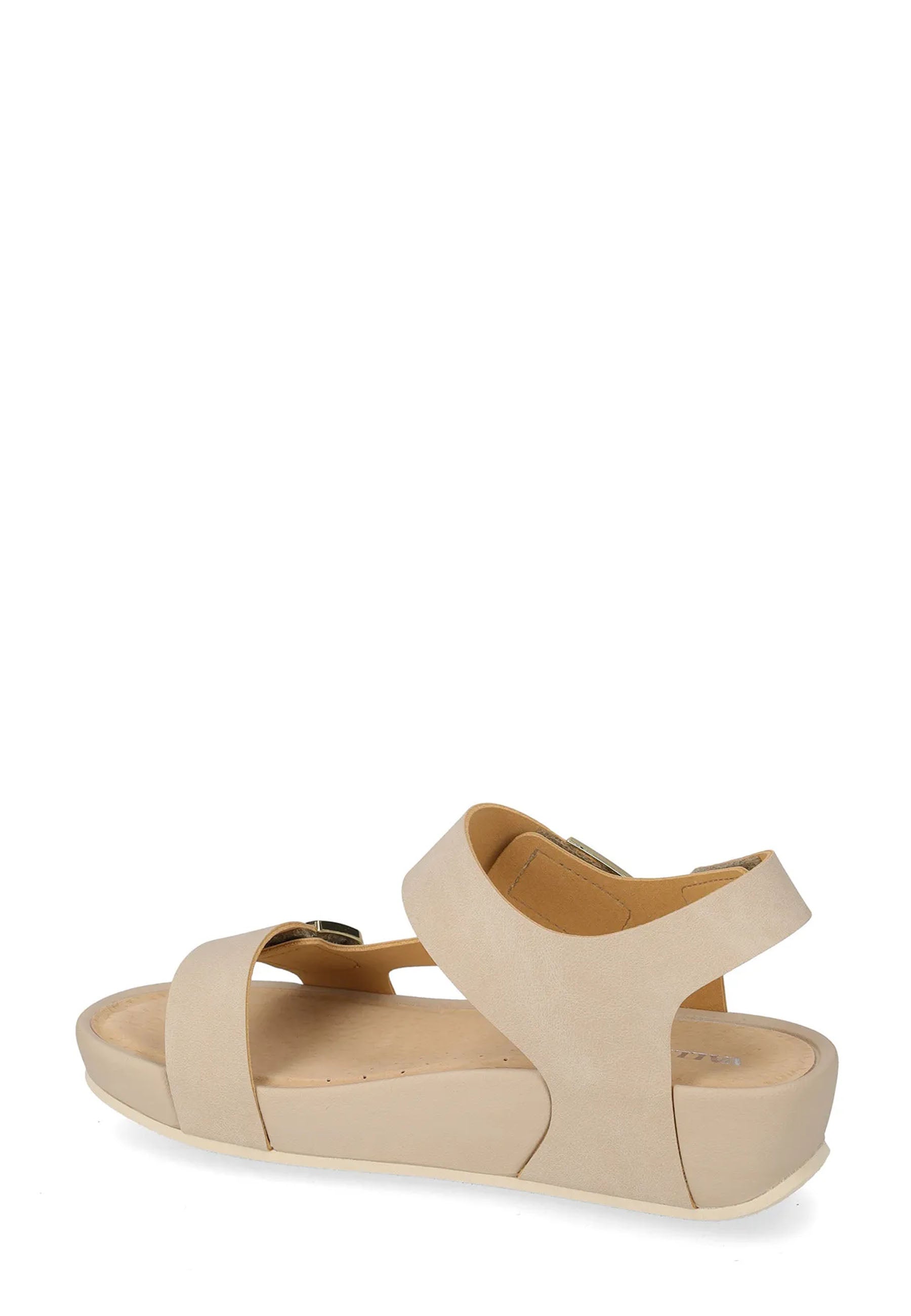 Sandali con strappi Beige Valleverde