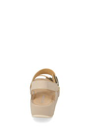 Sandali con strappi Beige Valleverde