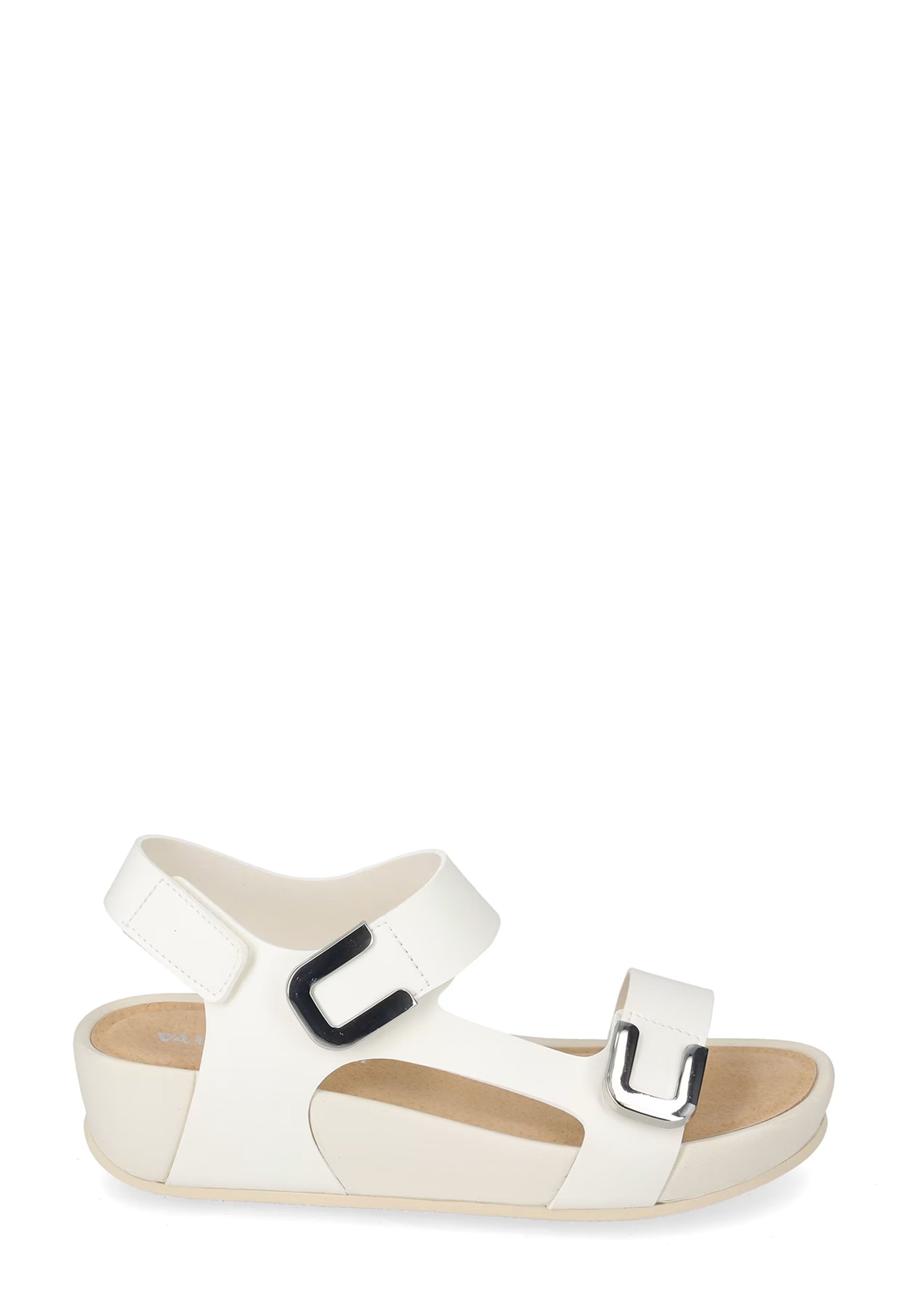 Sandali con strappi Bianco Valleverde