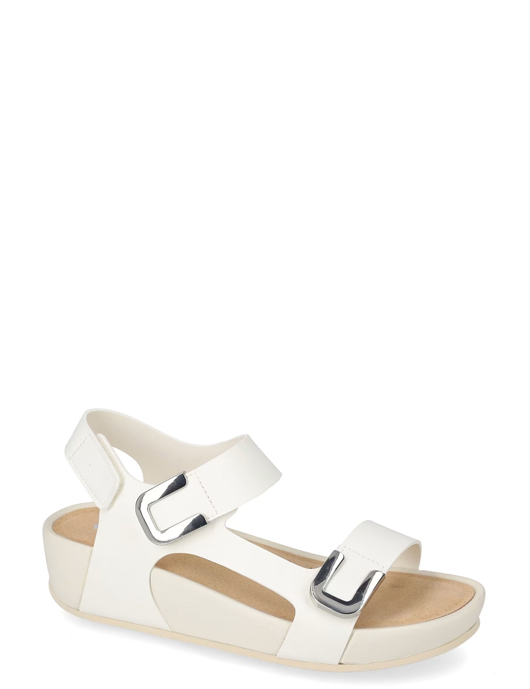 Sandali con strappi Bianco Valleverde
