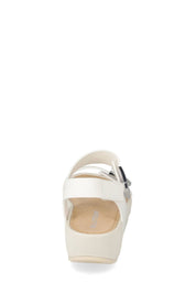 Sandali con strappi Bianco Valleverde
