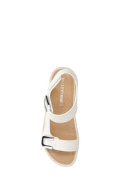 Sandali con strappi Bianco Valleverde