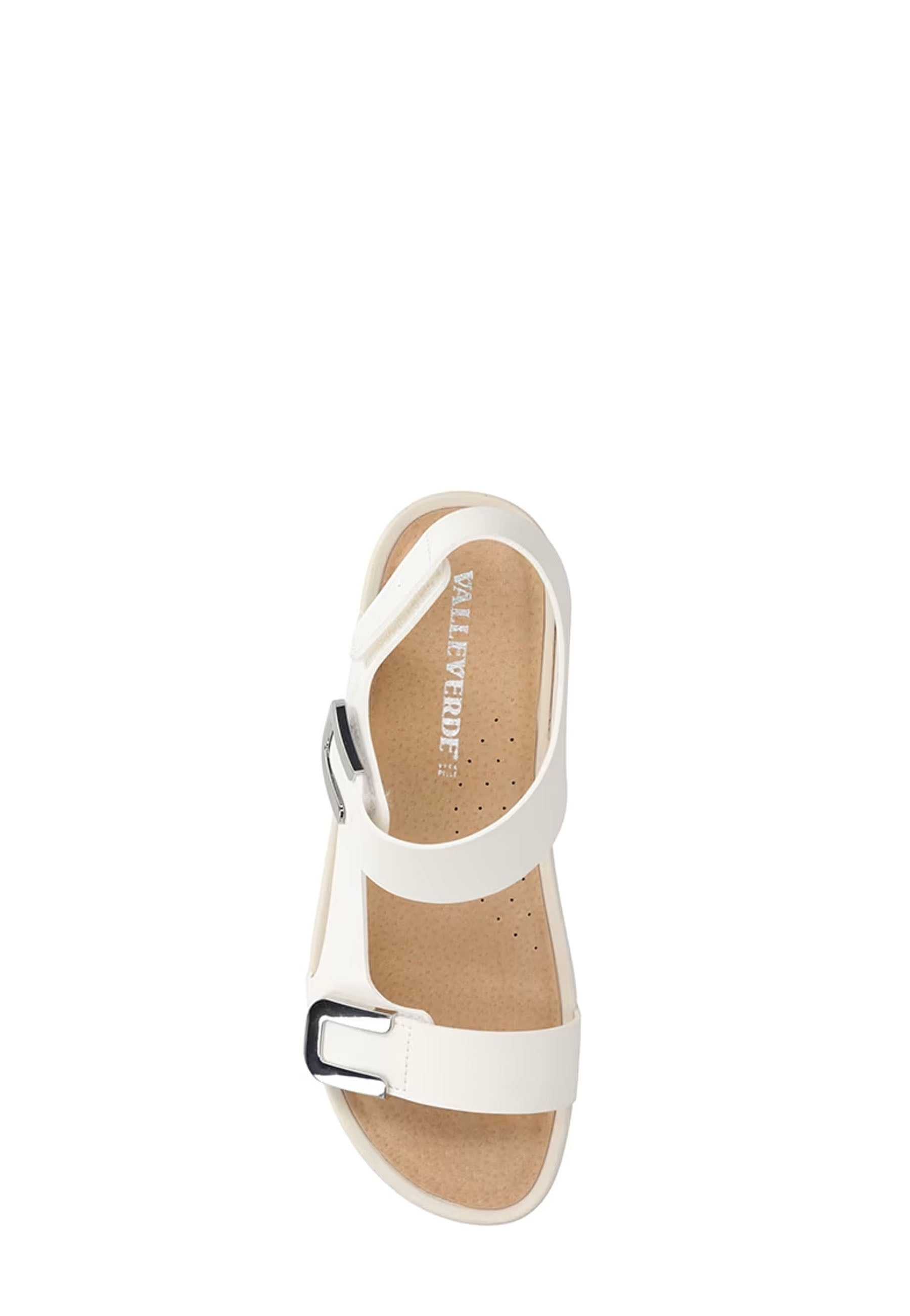 Sandali con strappi Bianco Valleverde