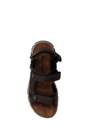 Sandali con strappi Marrone Valleverde