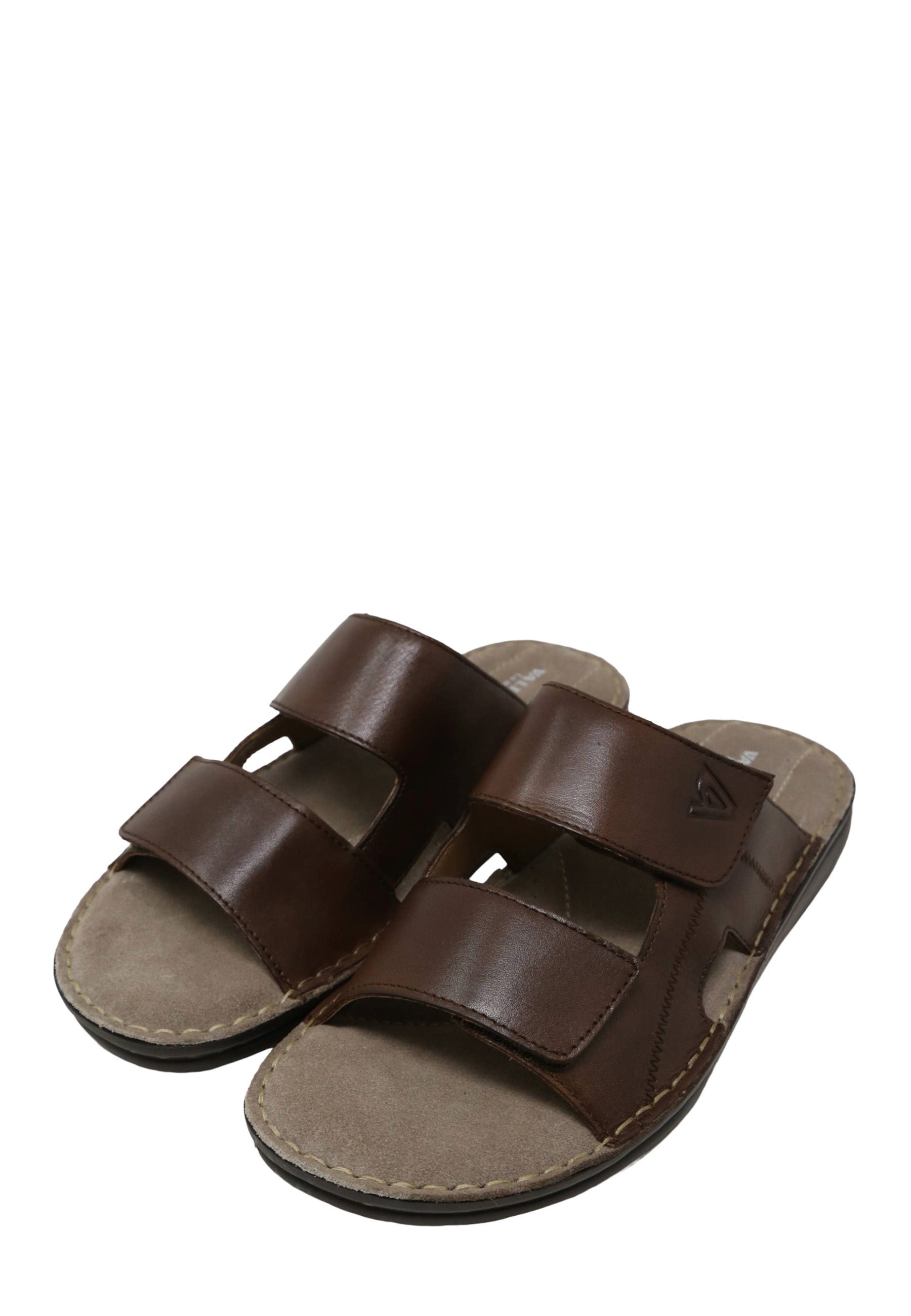 Sandali con strappi Marrone Valleverde