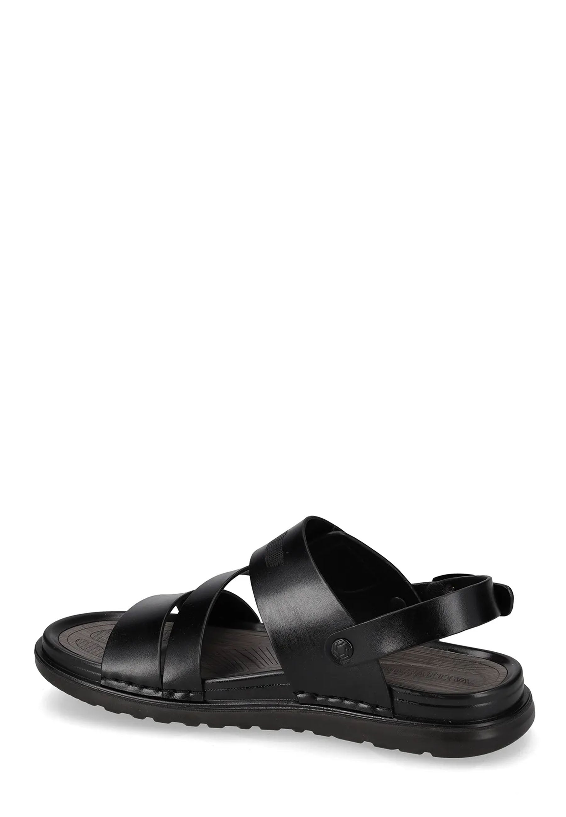Sandali con strappi Nero Valleverde