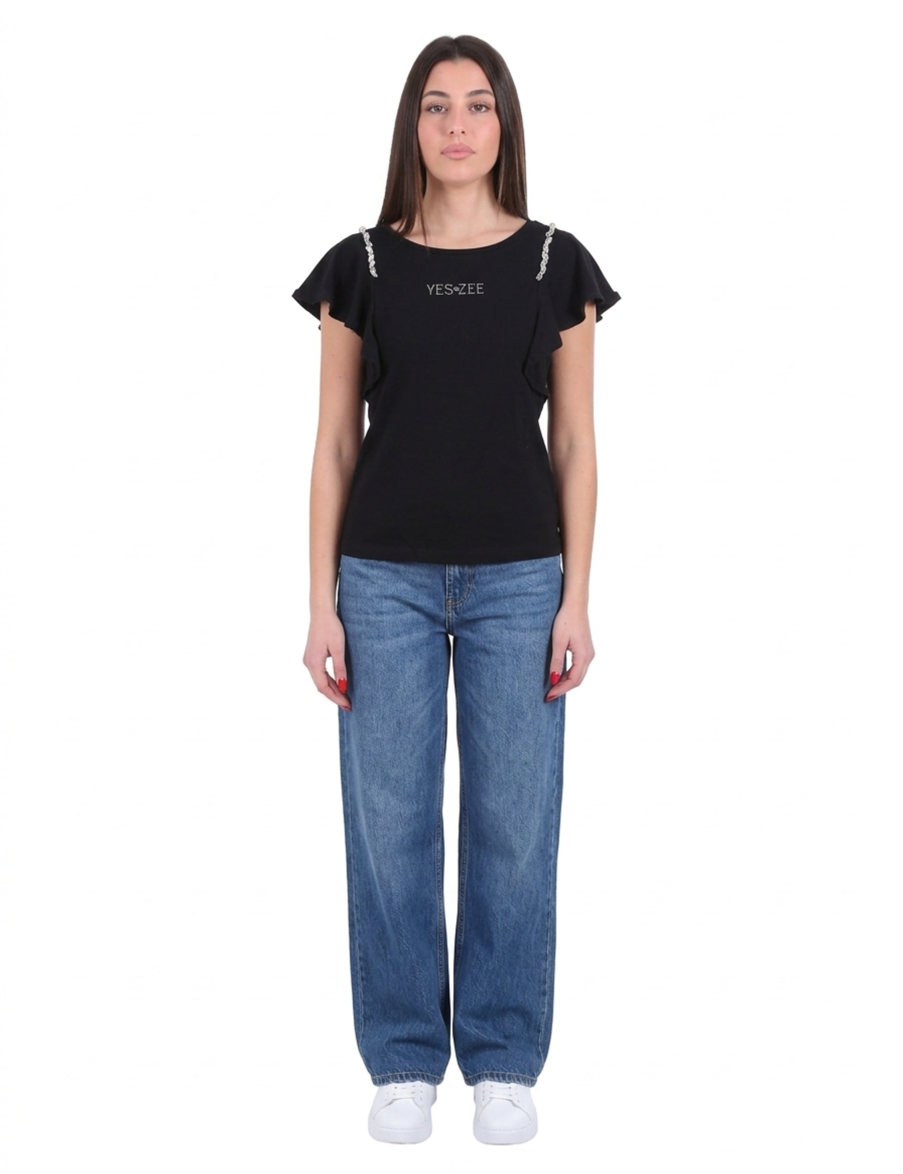 T-shirt Nero Yes-zee
