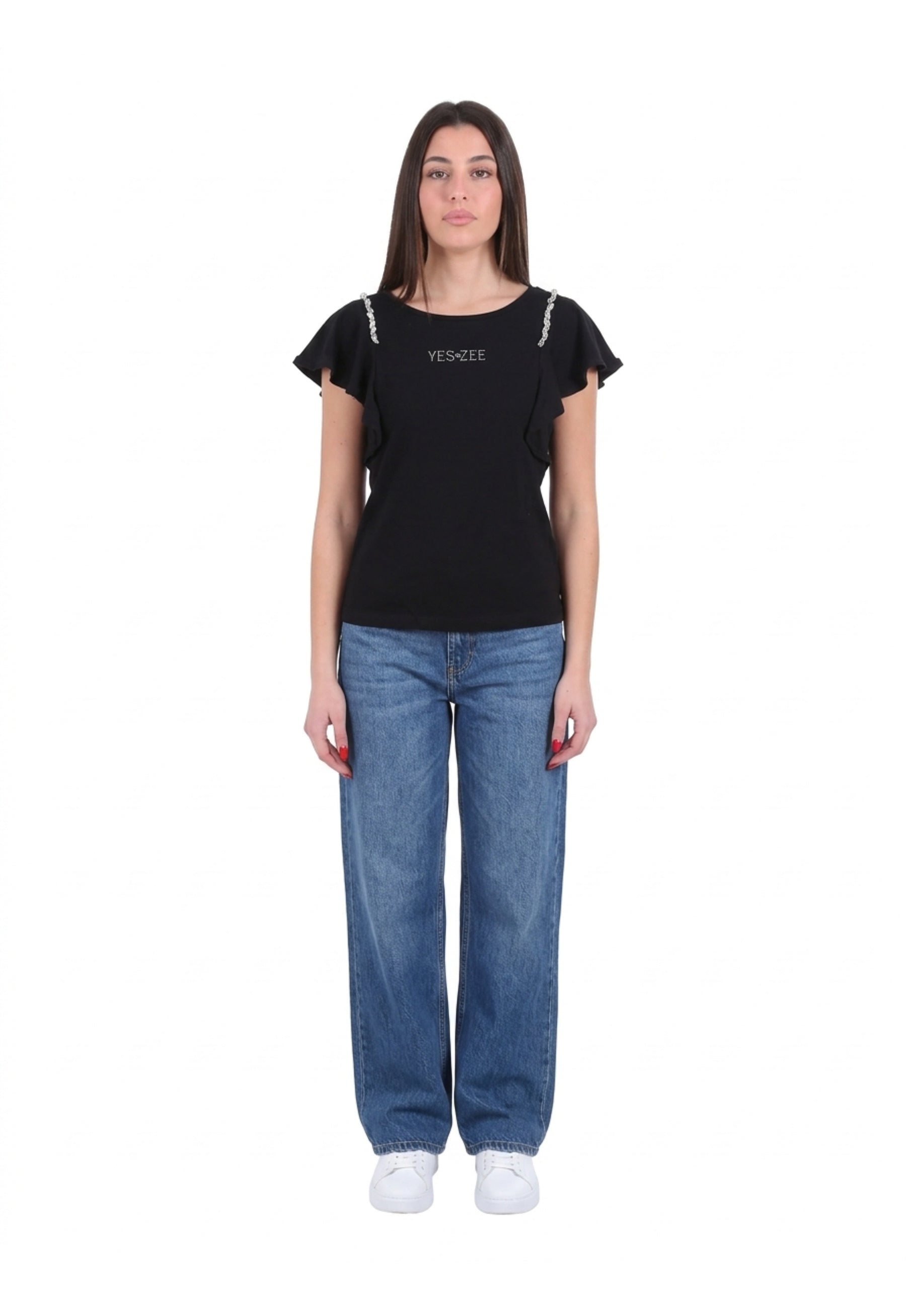 T-shirt Nero Yes-zee