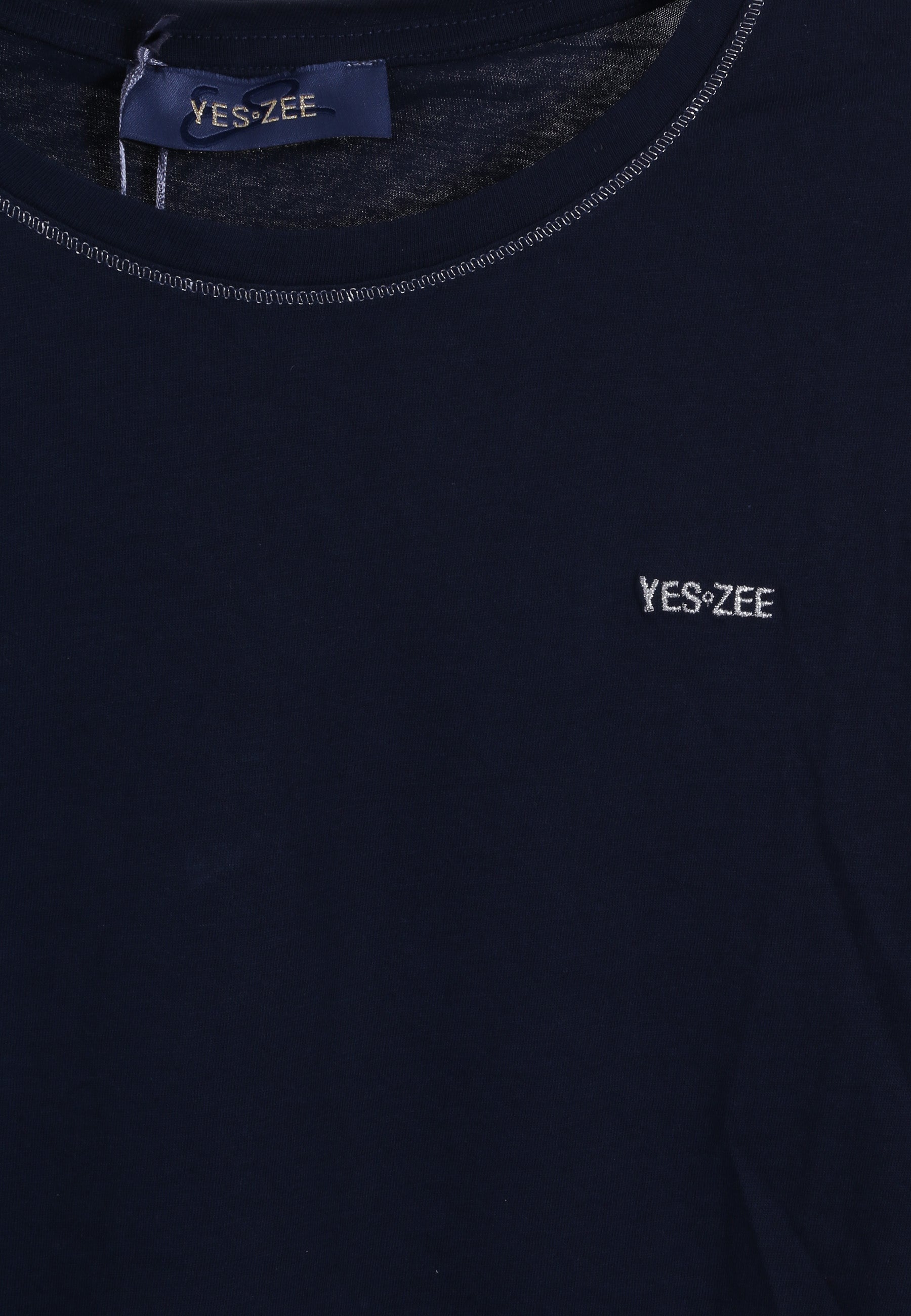 T-shirt Blu Scuro Yes-zee