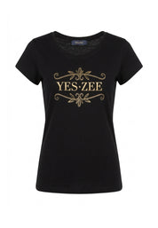 T-shirt Nero Yes-zee
