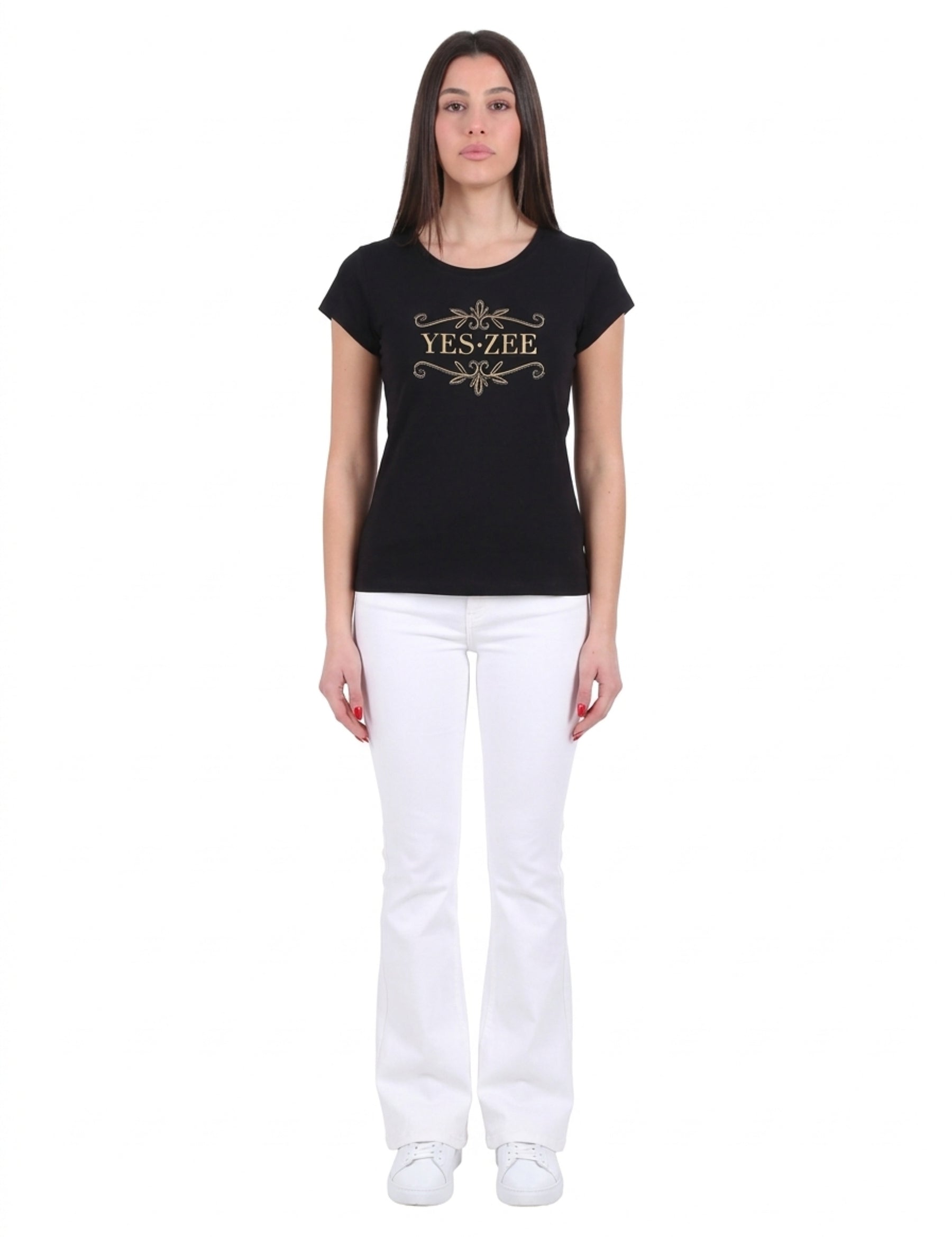 T-shirt Nero Yes-zee