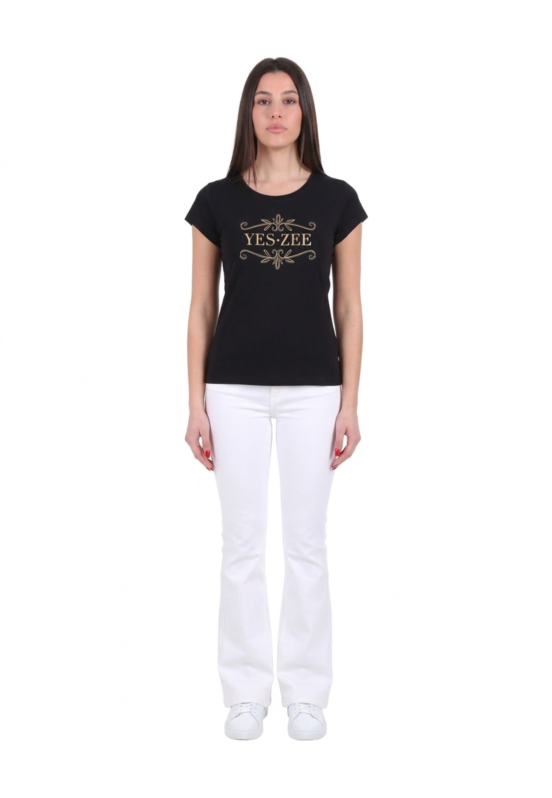T-shirt Nero Yes-zee