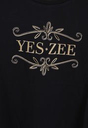 T-shirt Nero Yes-zee