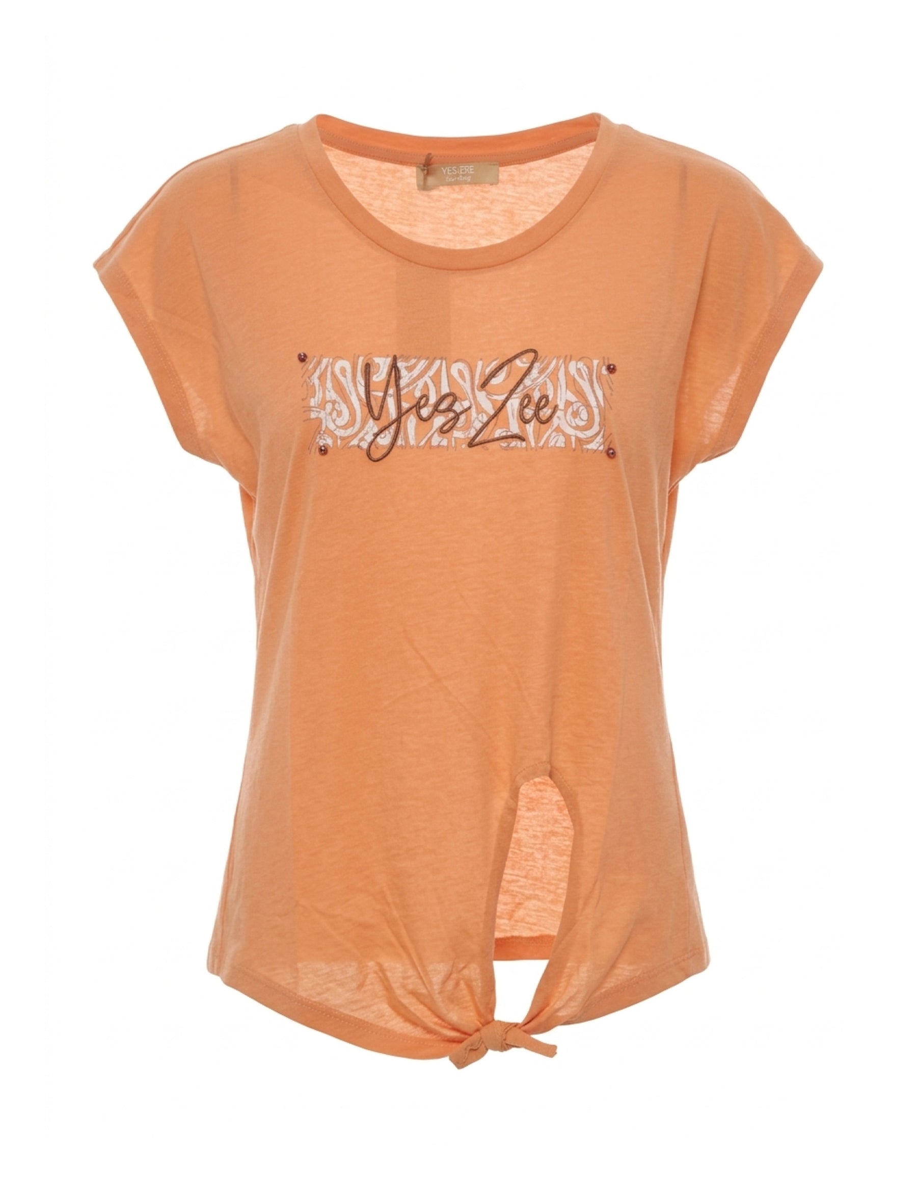 T-shirt Arancio Yes-zee
