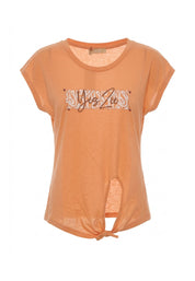 T-shirt Arancio Yes-zee