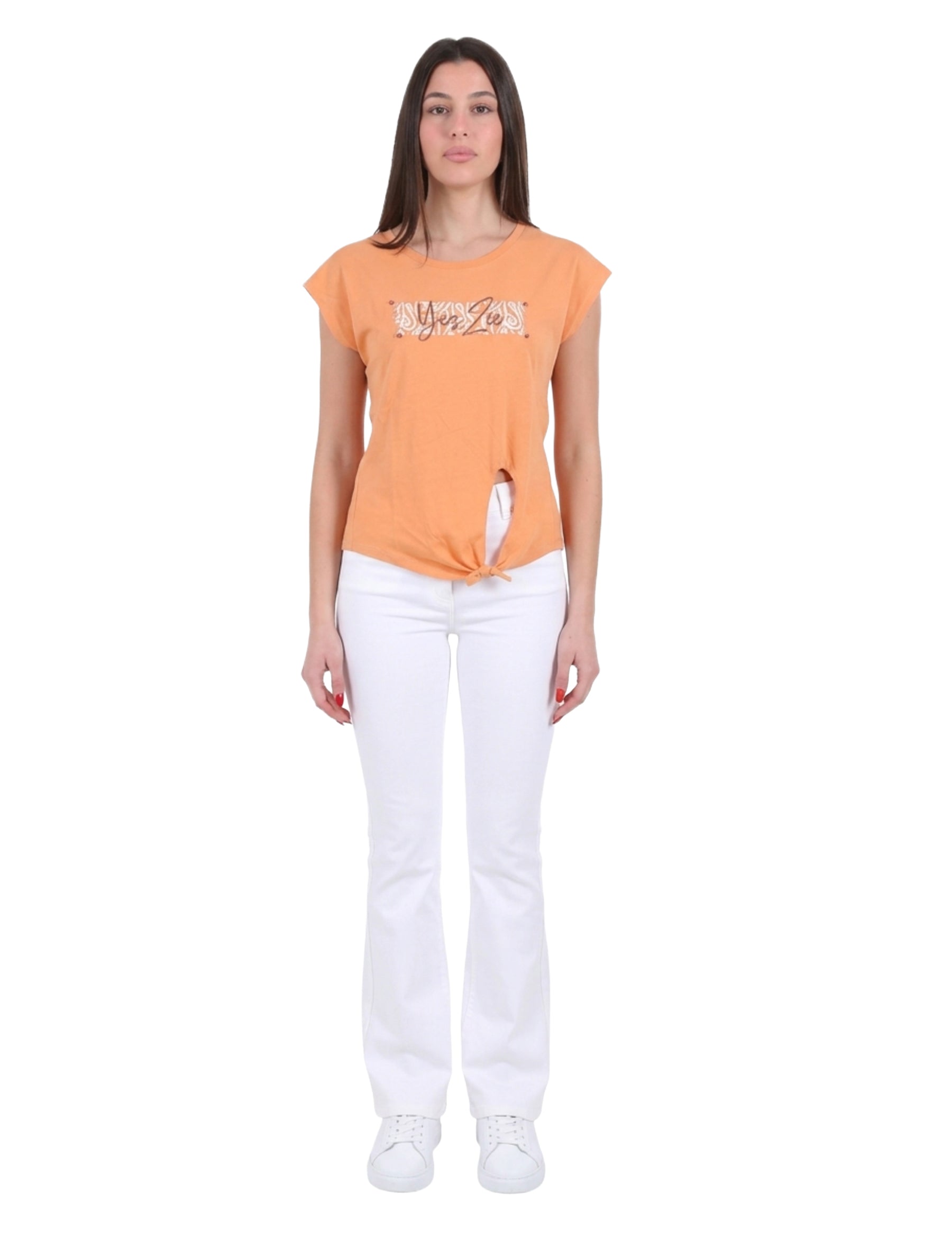T-shirt Arancio Yes-zee