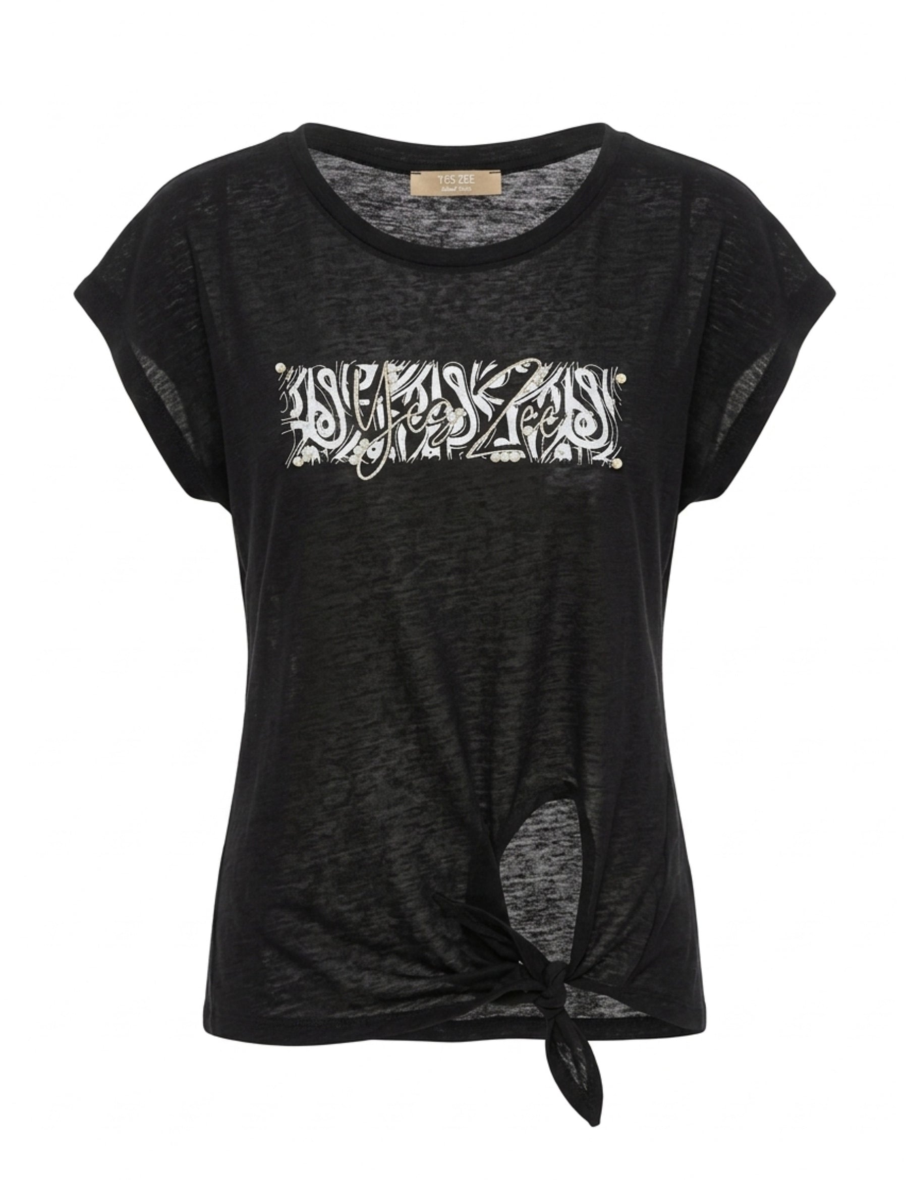 T-shirt Nero Yes-zee