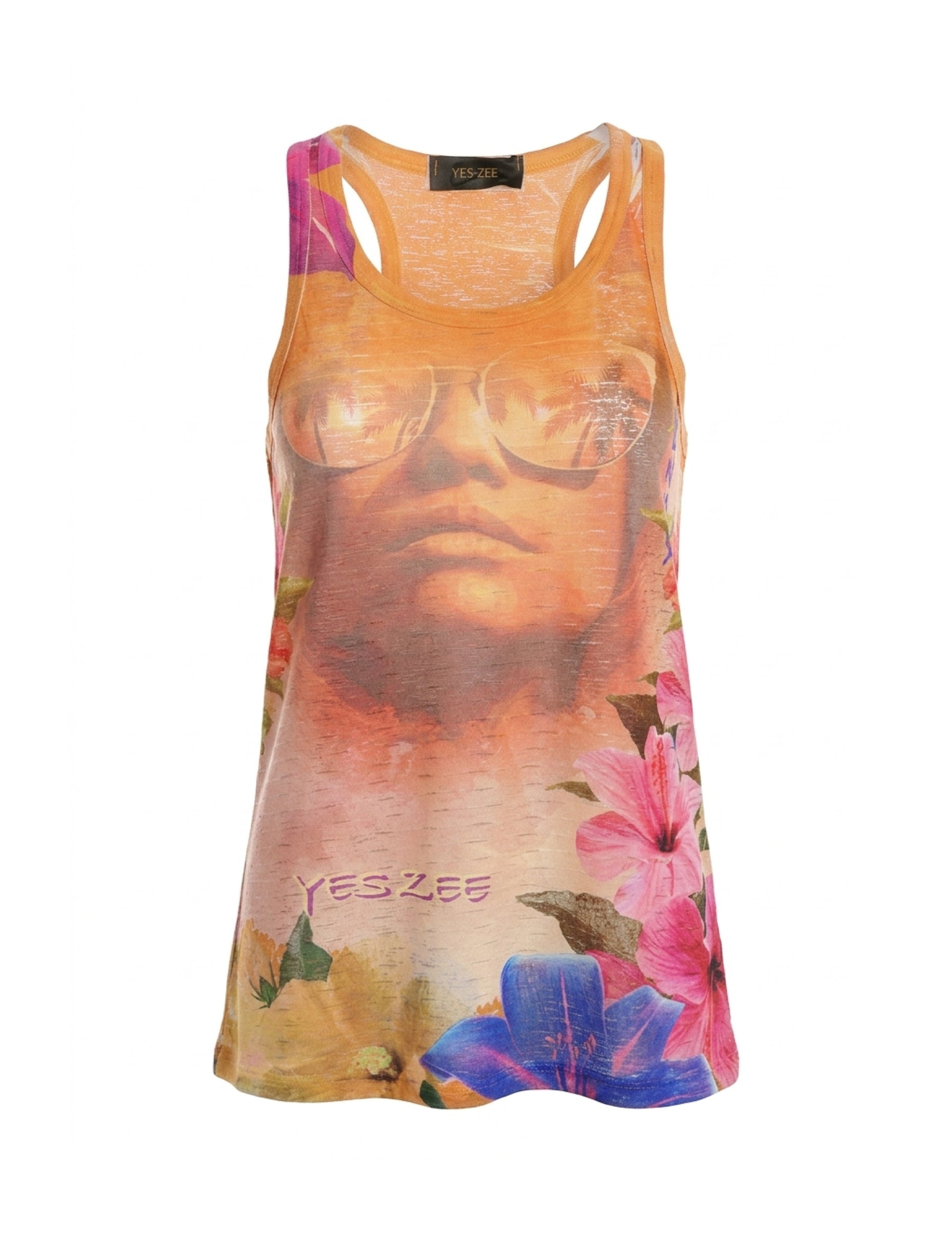 Top e canotte Arancio Yes-zee