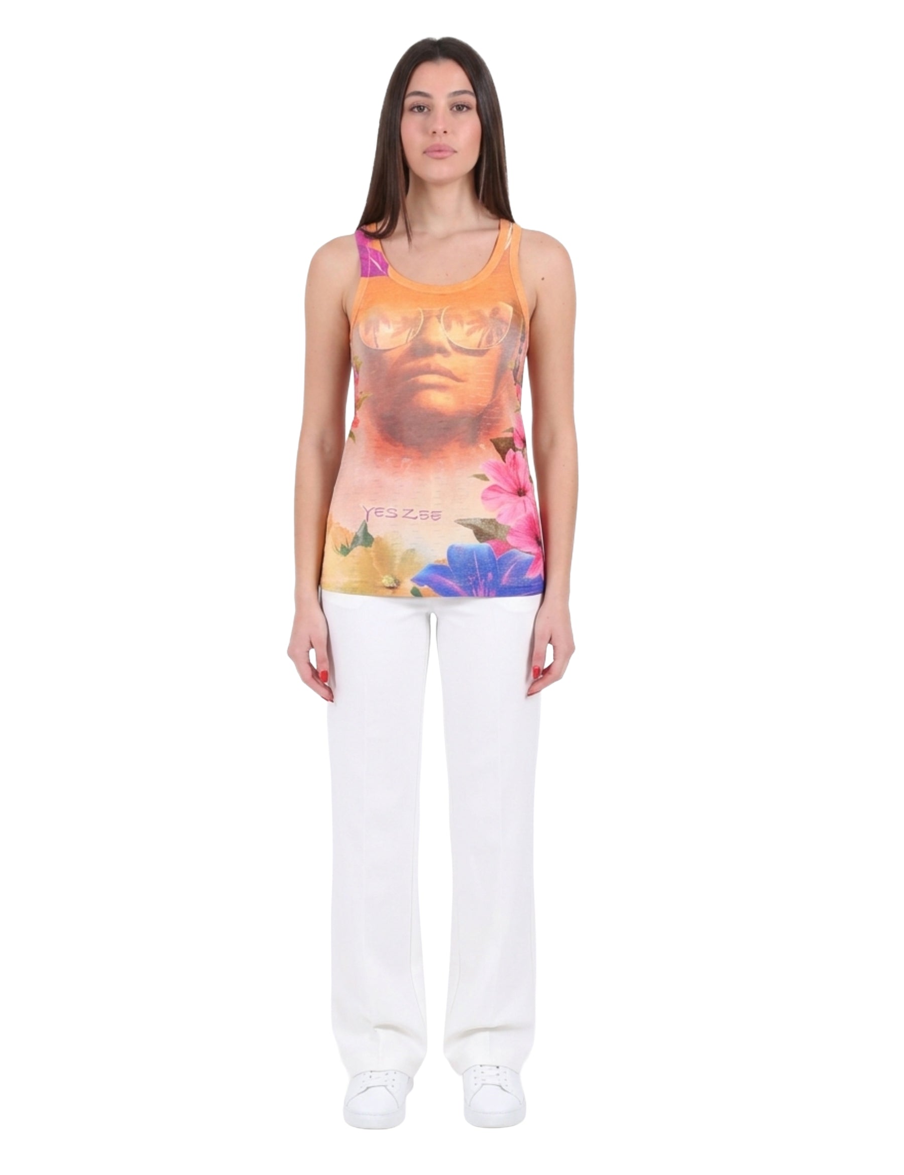 Top e canotte Arancio Yes-zee