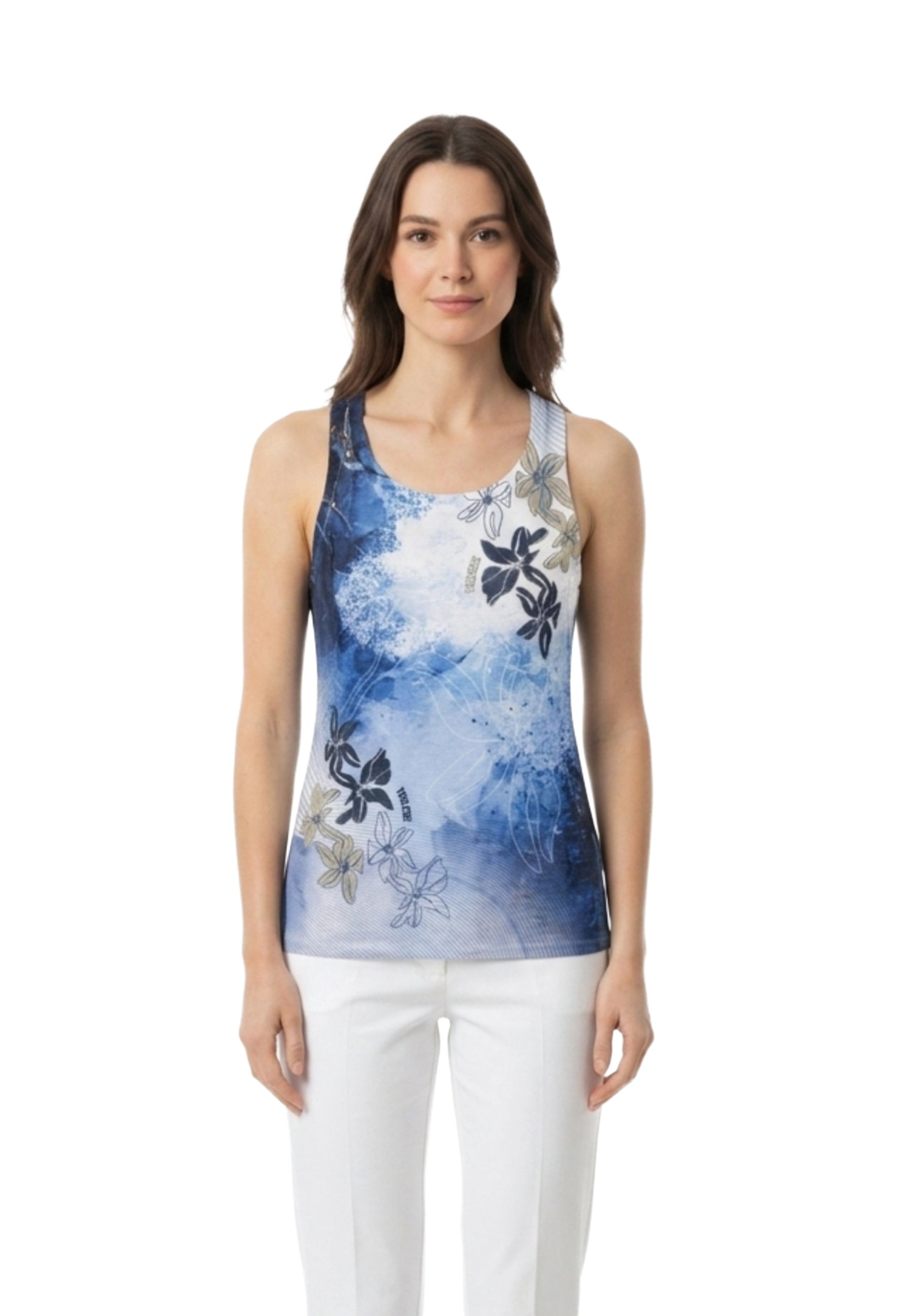 Top e canotte Blu Yes-zee