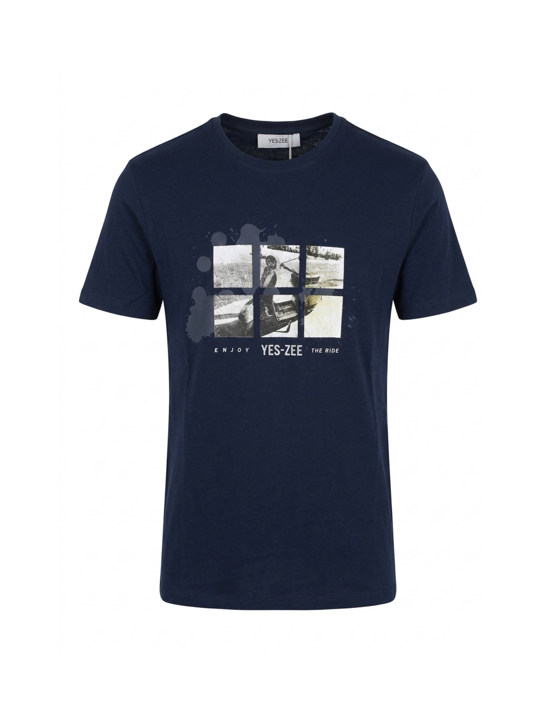 T-shirt Blu Yes-zee