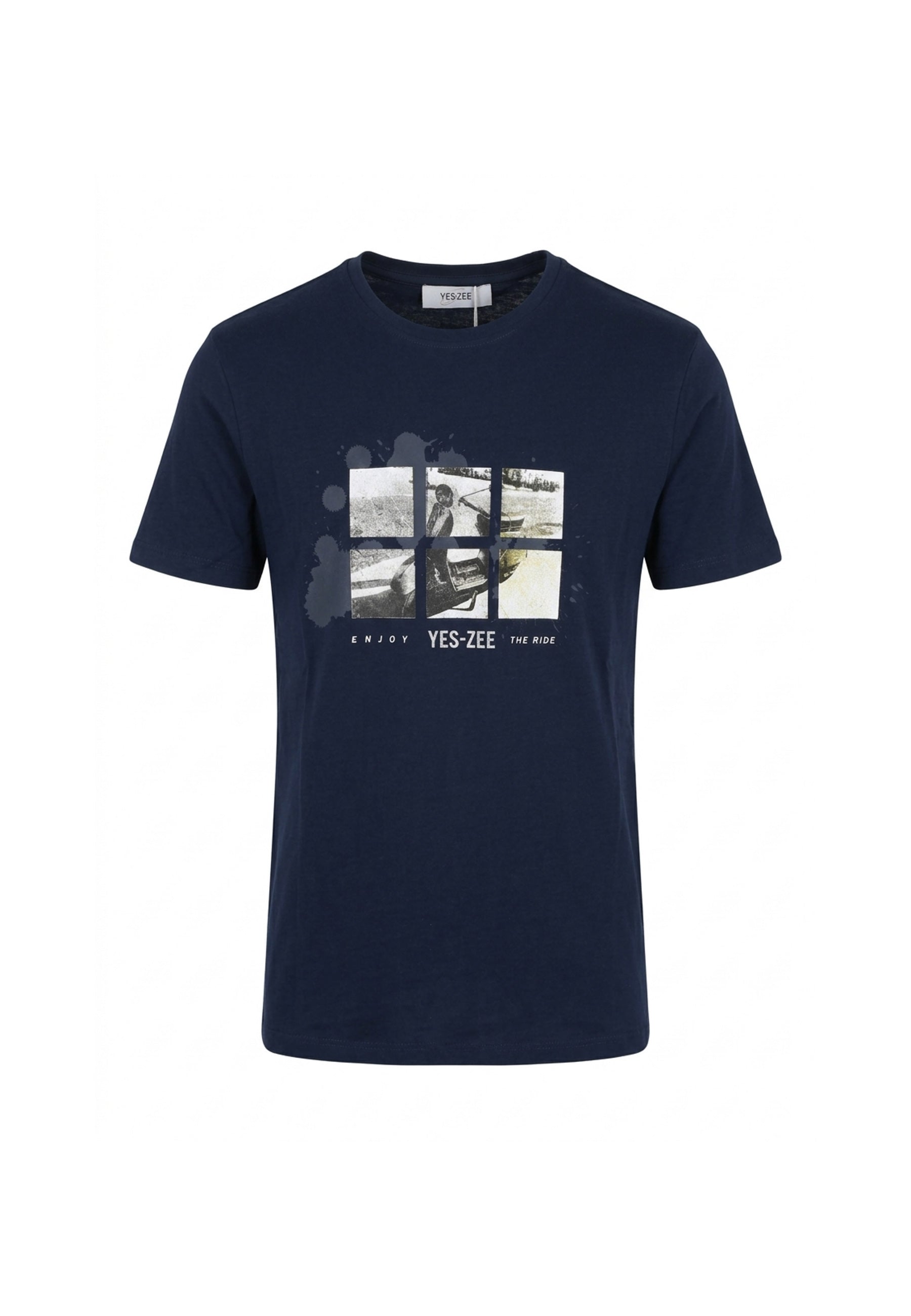 T-shirt Blu Yes-zee