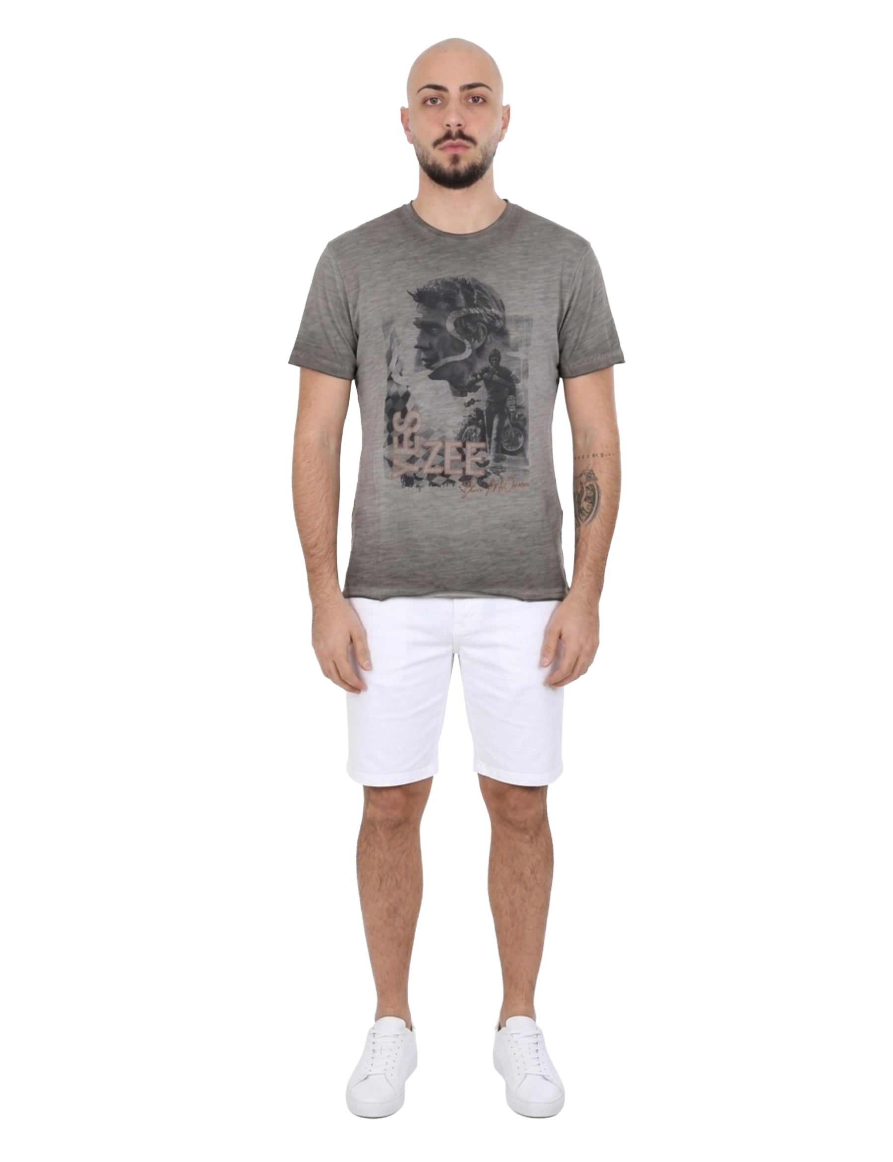 T-shirt Grigio Yes-zee