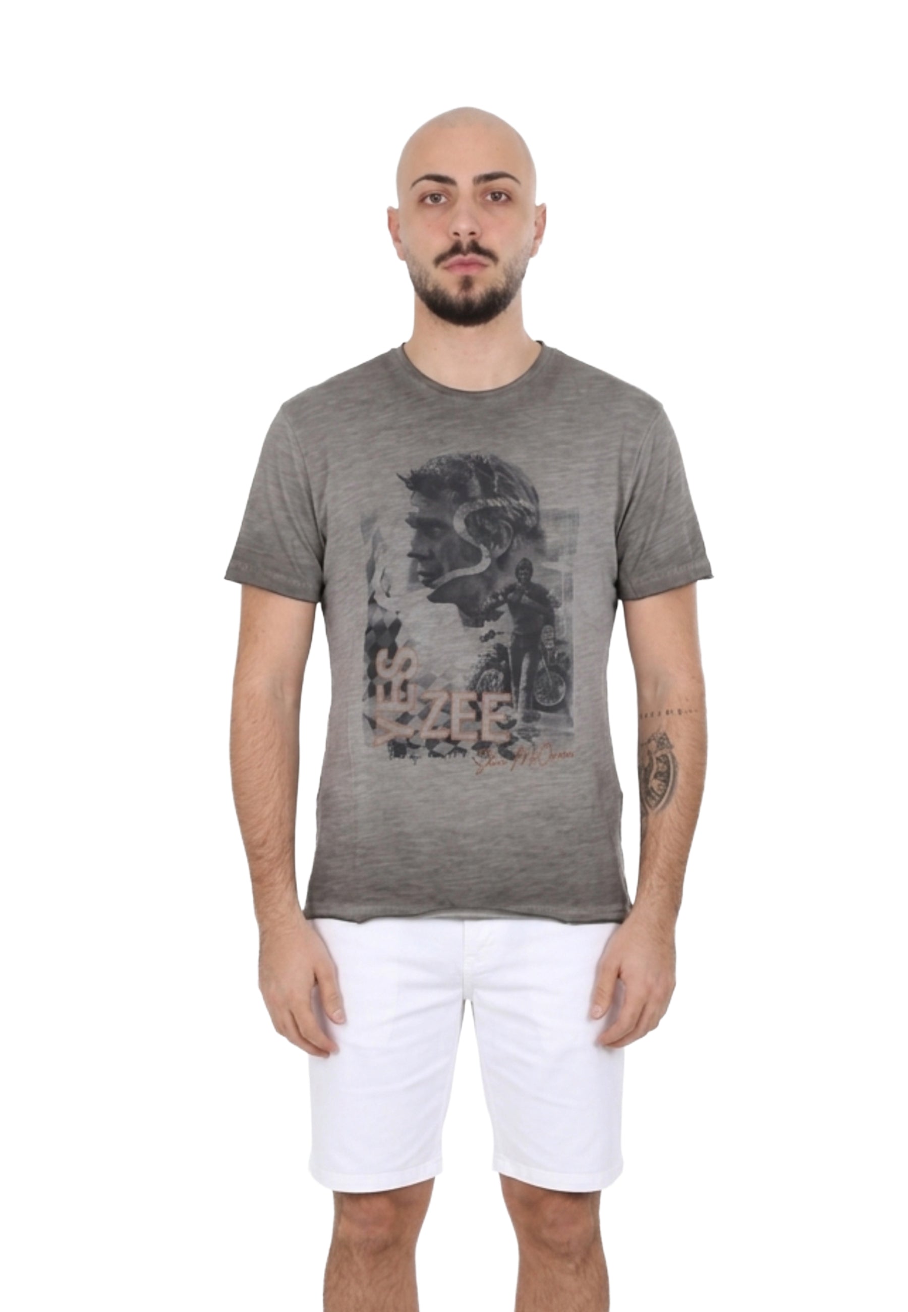 T-shirt Grigio Yes-zee