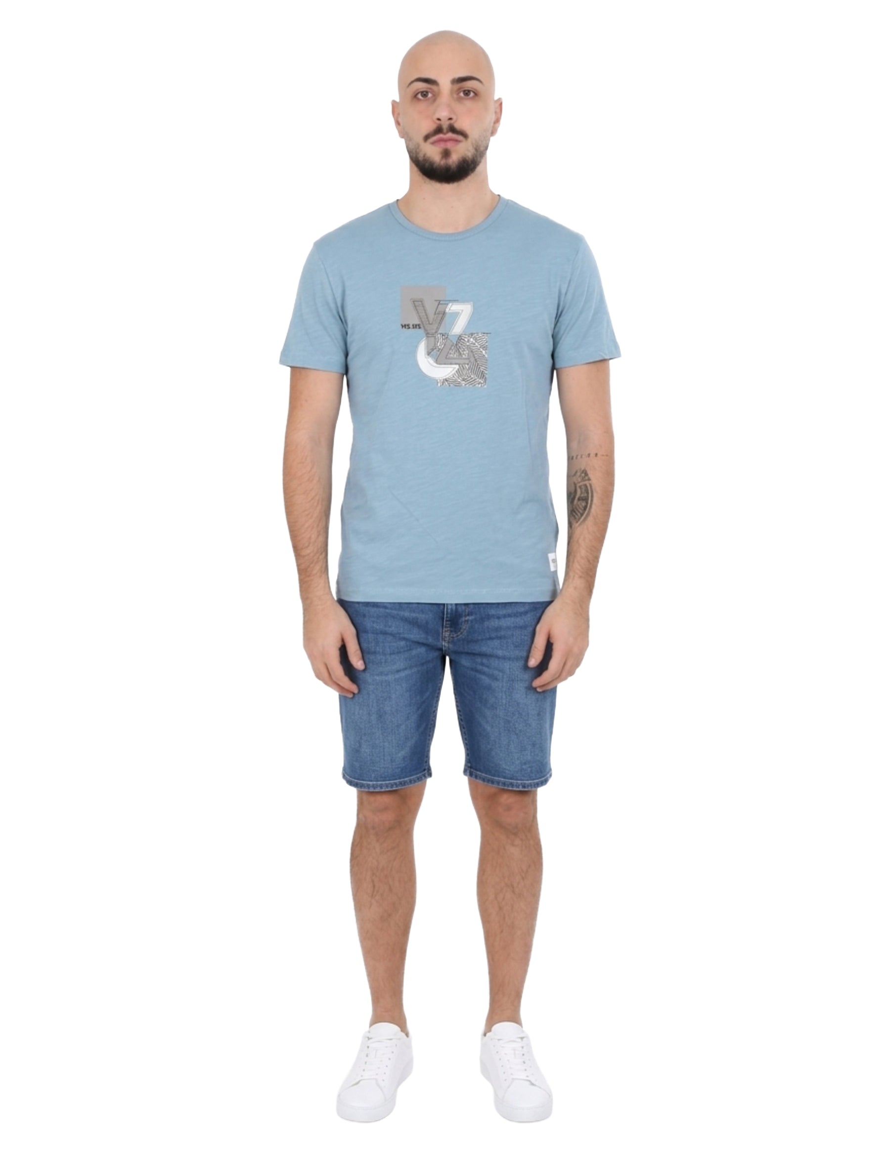 T-shirt Blu Yes-zee