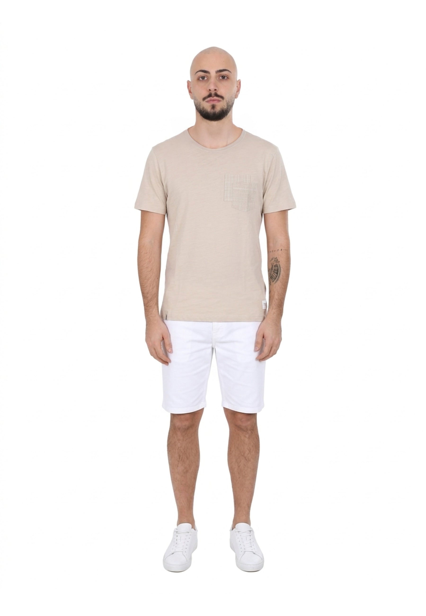 T-shirt Beige Chiaro Yes-zee