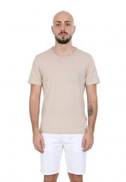 T-shirt Beige Chiaro Yes-zee
