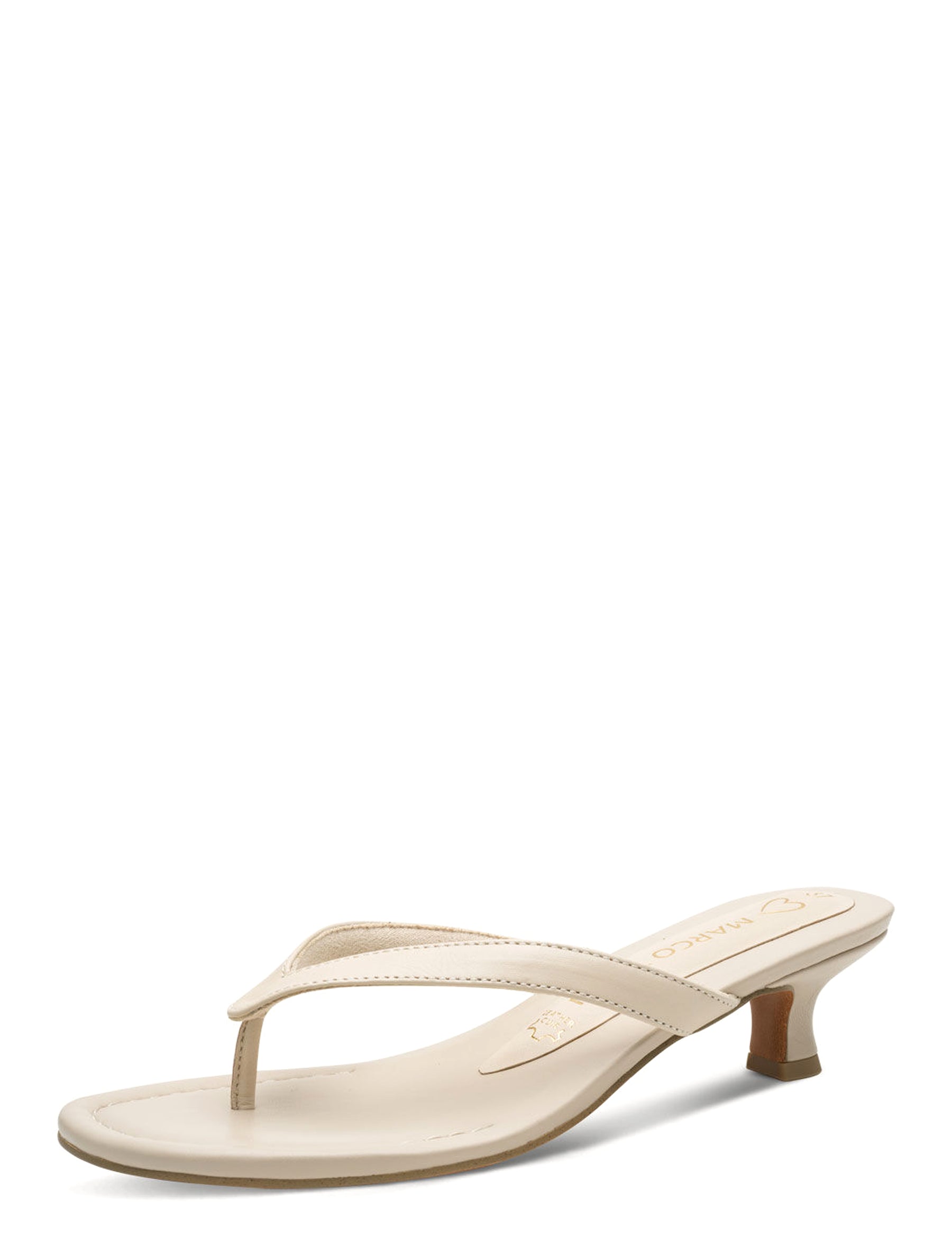 Sandali tacco Beige Marco Tozzi