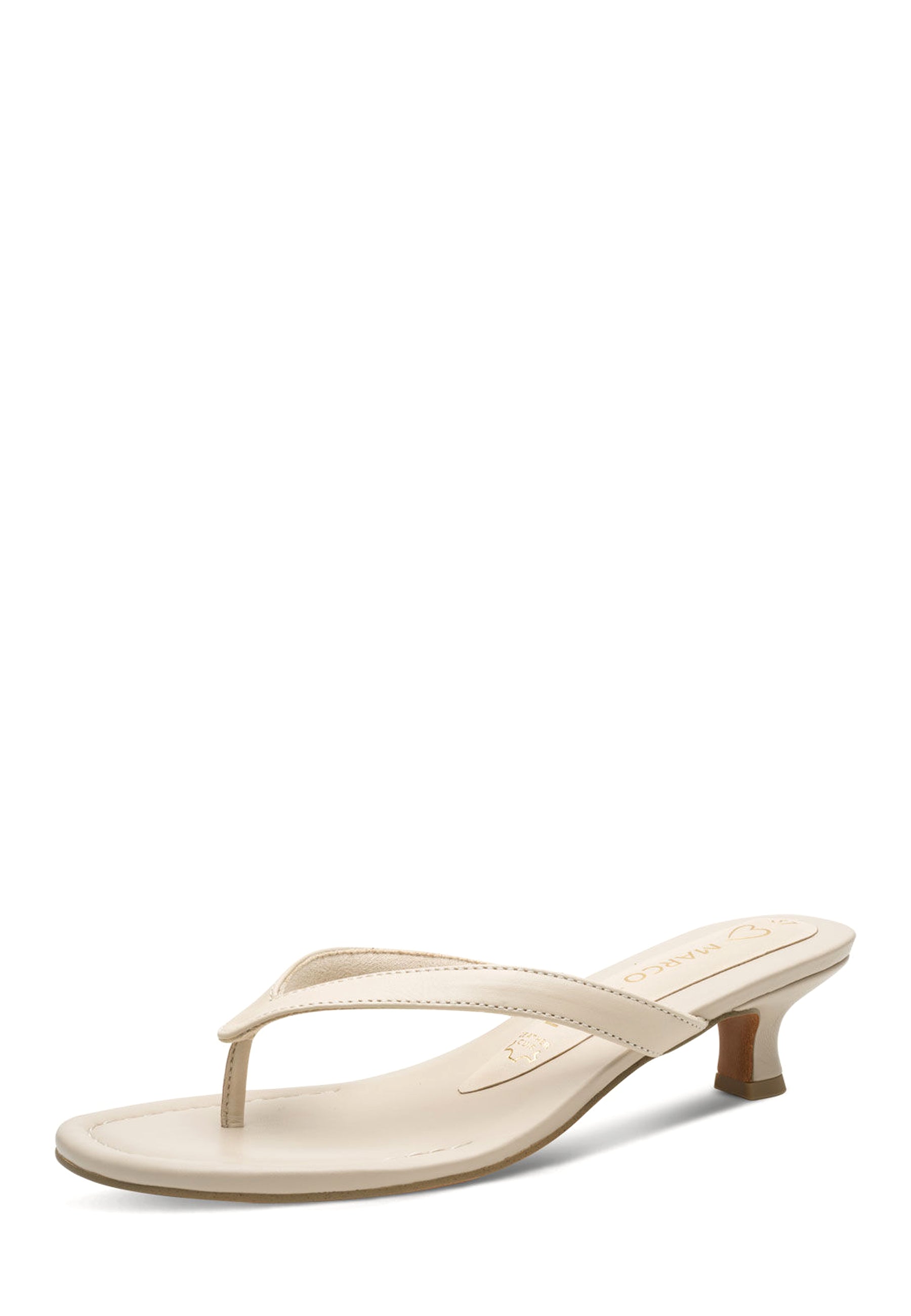 Sandali tacco Beige Marco Tozzi