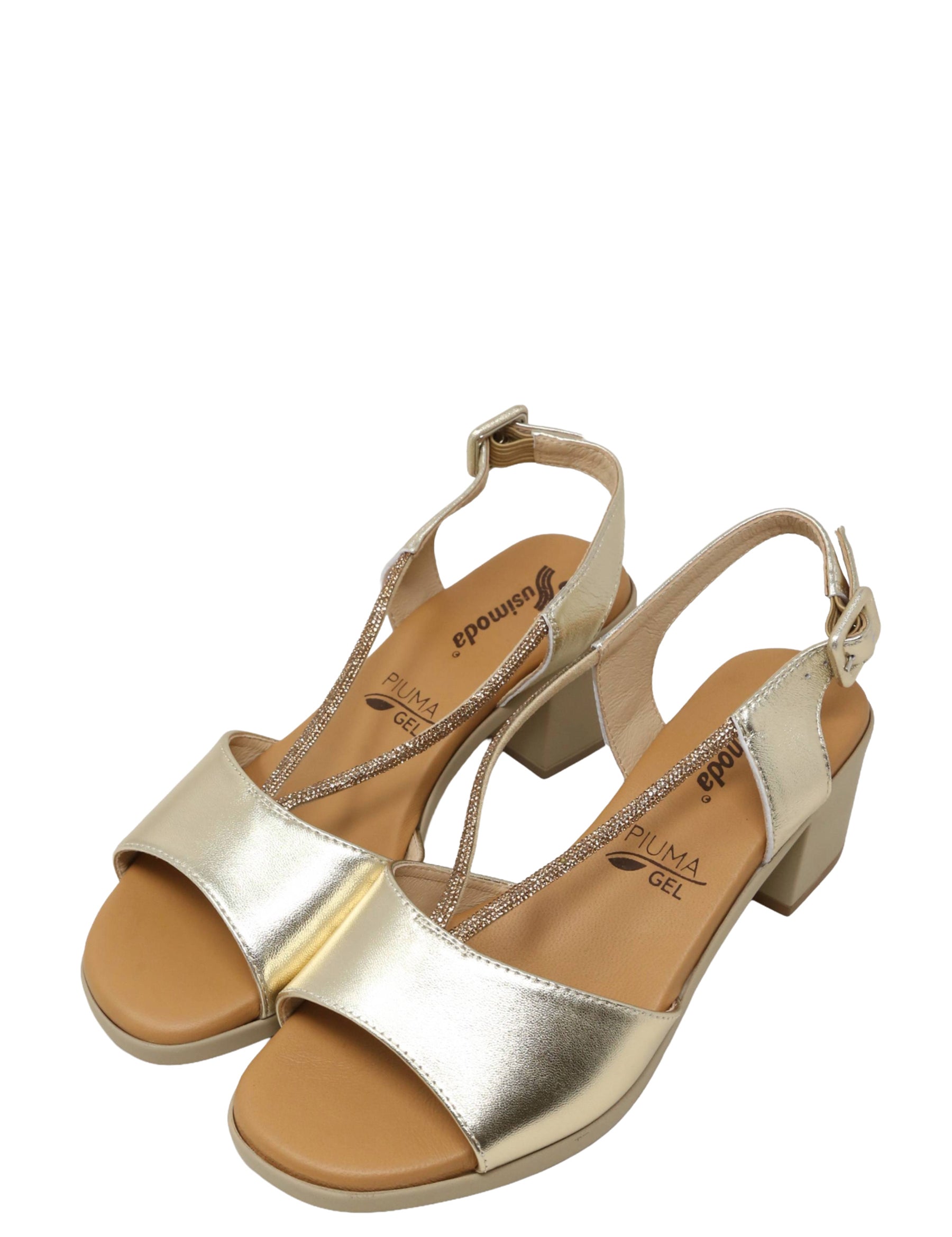 Sandali tacco Platino Susimoda