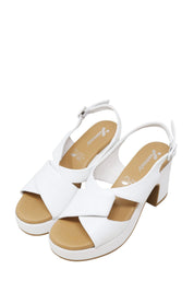Sandali tacco Bianco Susimoda