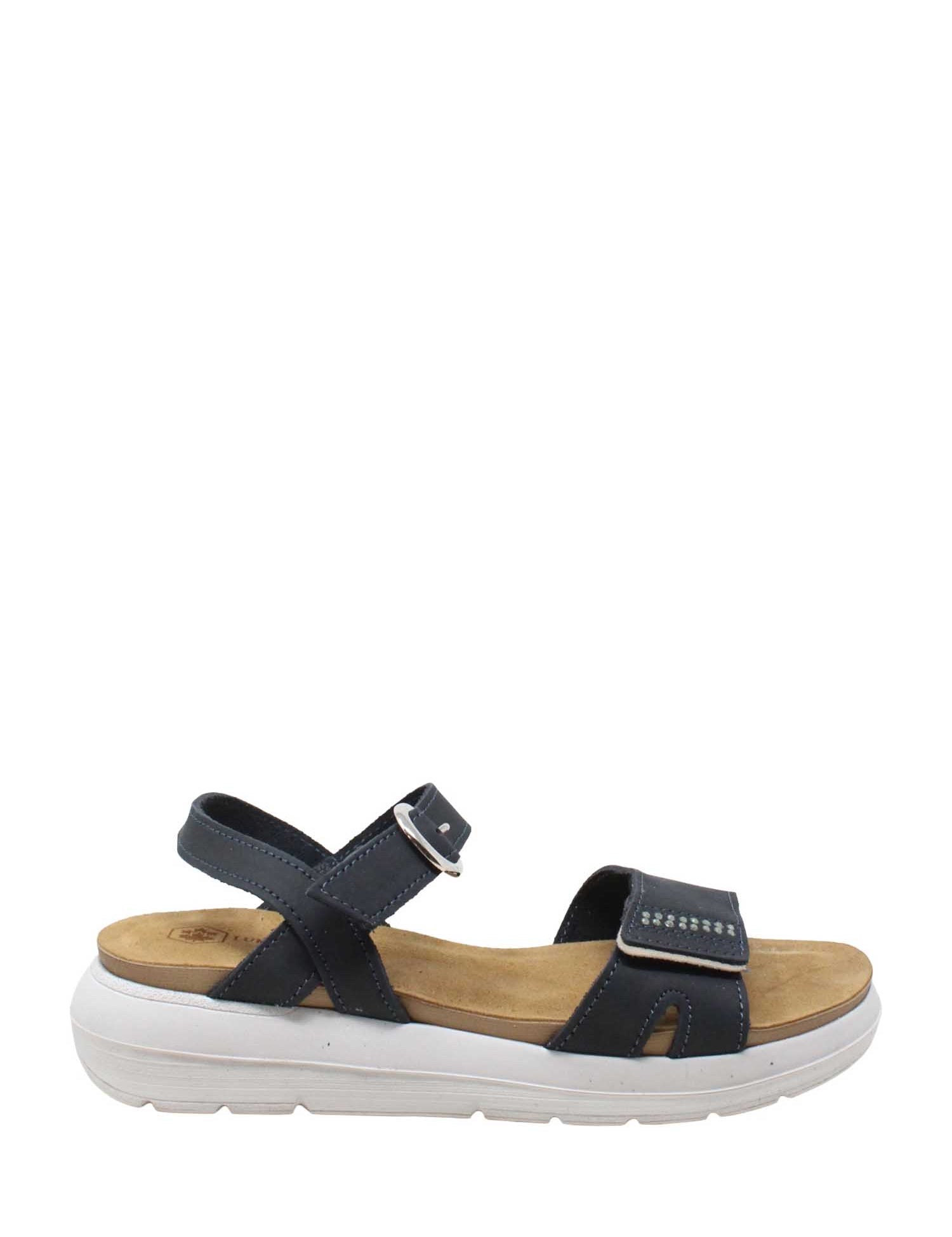 Sandali zeppa Blu Lumberjack