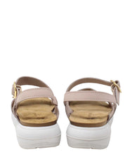 Sandali zeppa Rosa Lumberjack