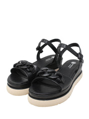 Sandali zeppa Nero Lumberjack