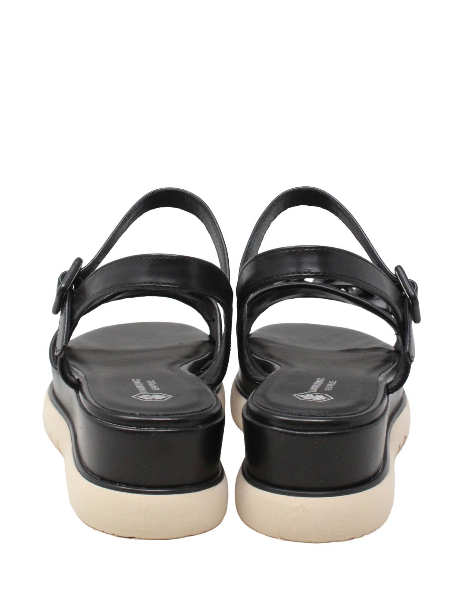 Sandali zeppa Nero Lumberjack
