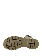 Sandali zeppa Verde Lumberjack