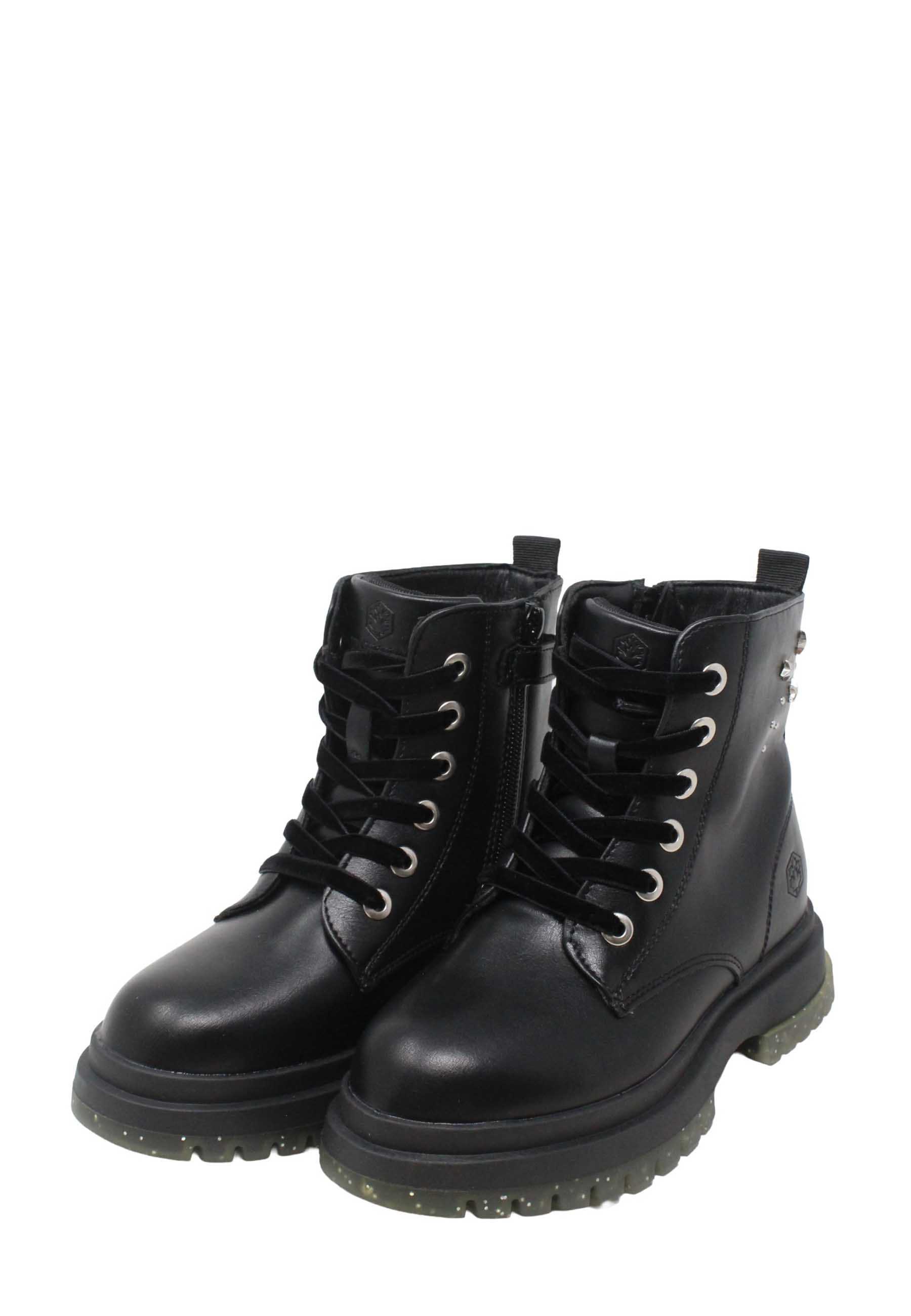 Anfibi Nero Lumberjack