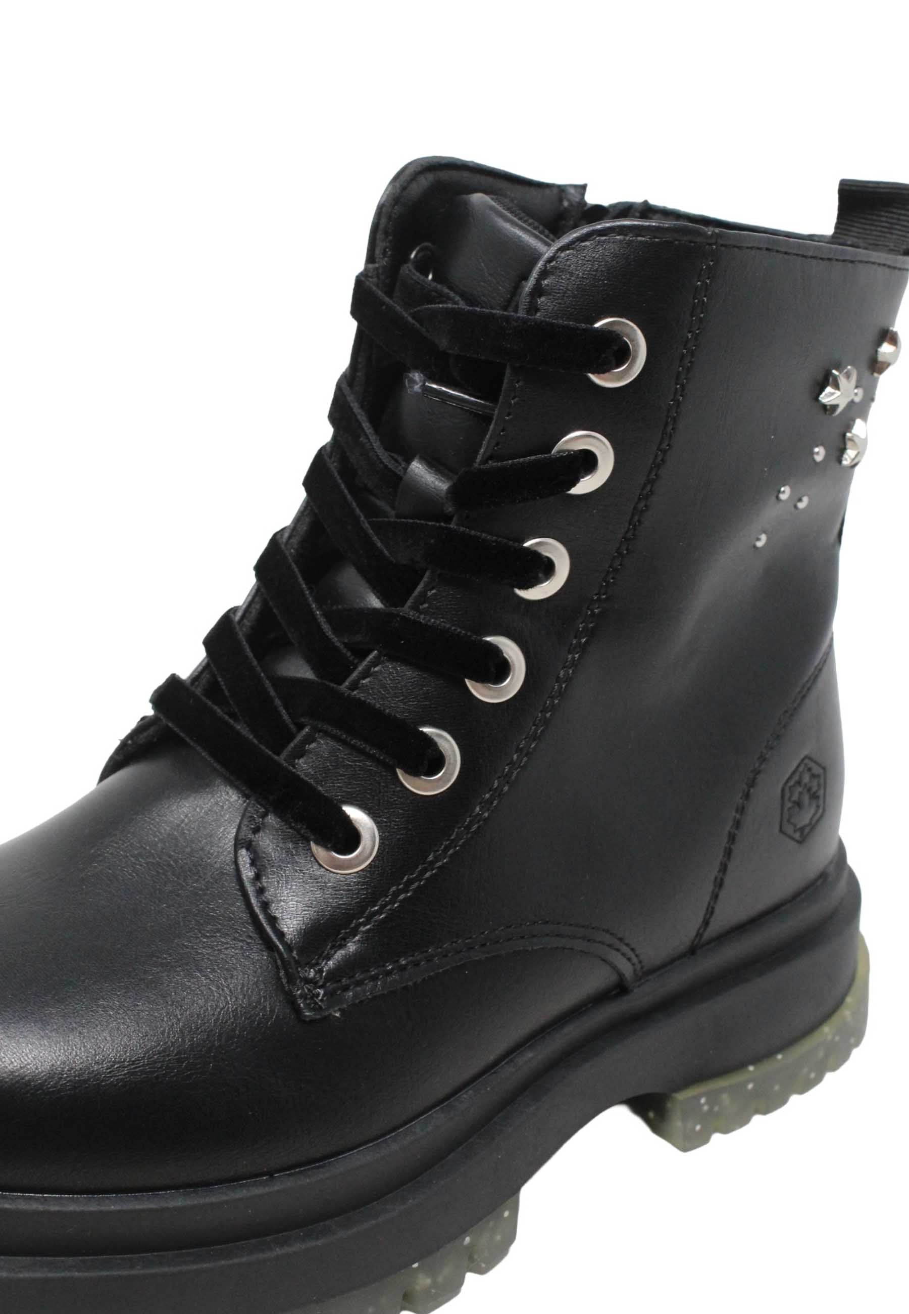 Anfibi Nero Lumberjack