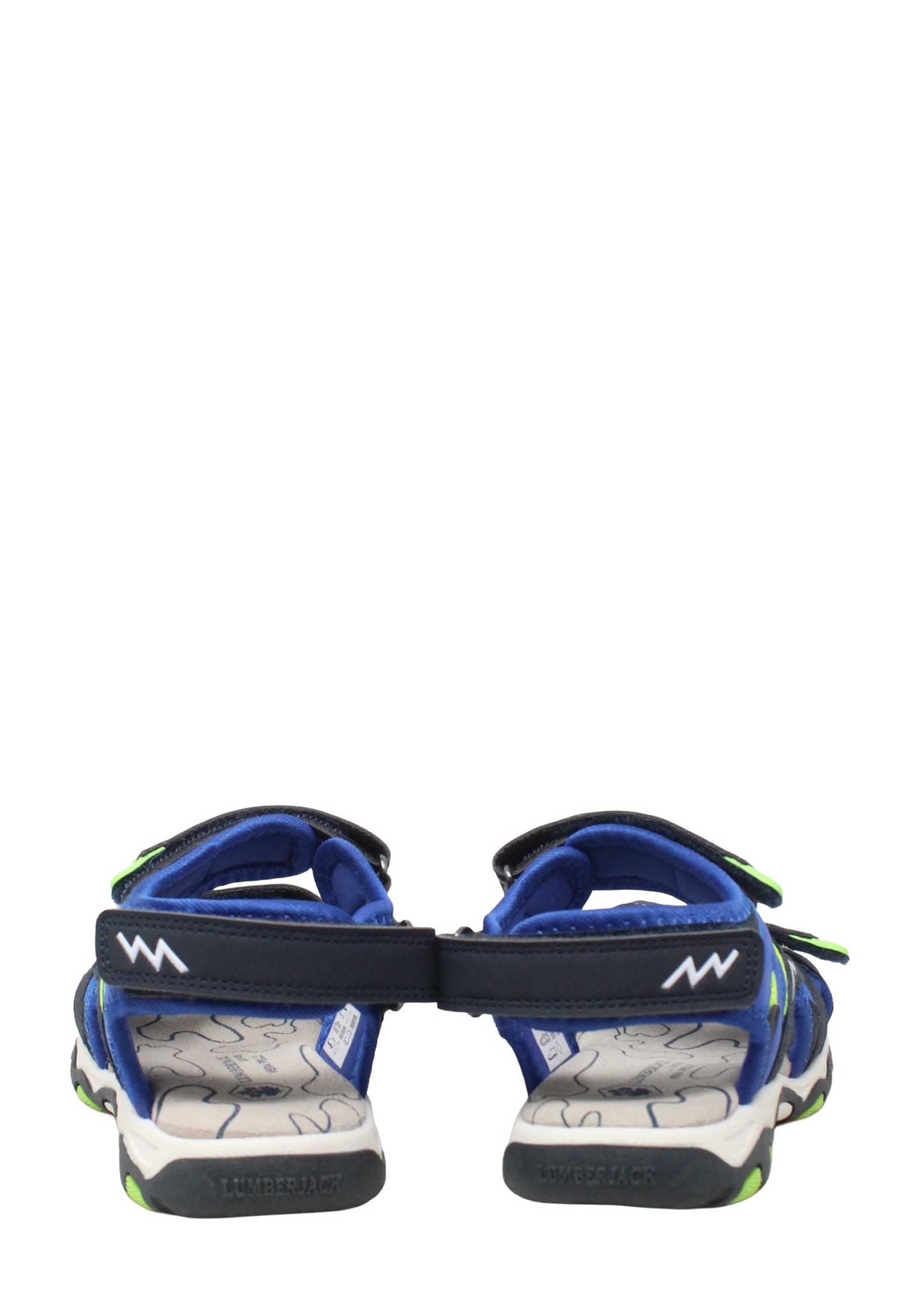 Sandali con strappi Blu Lumberjack