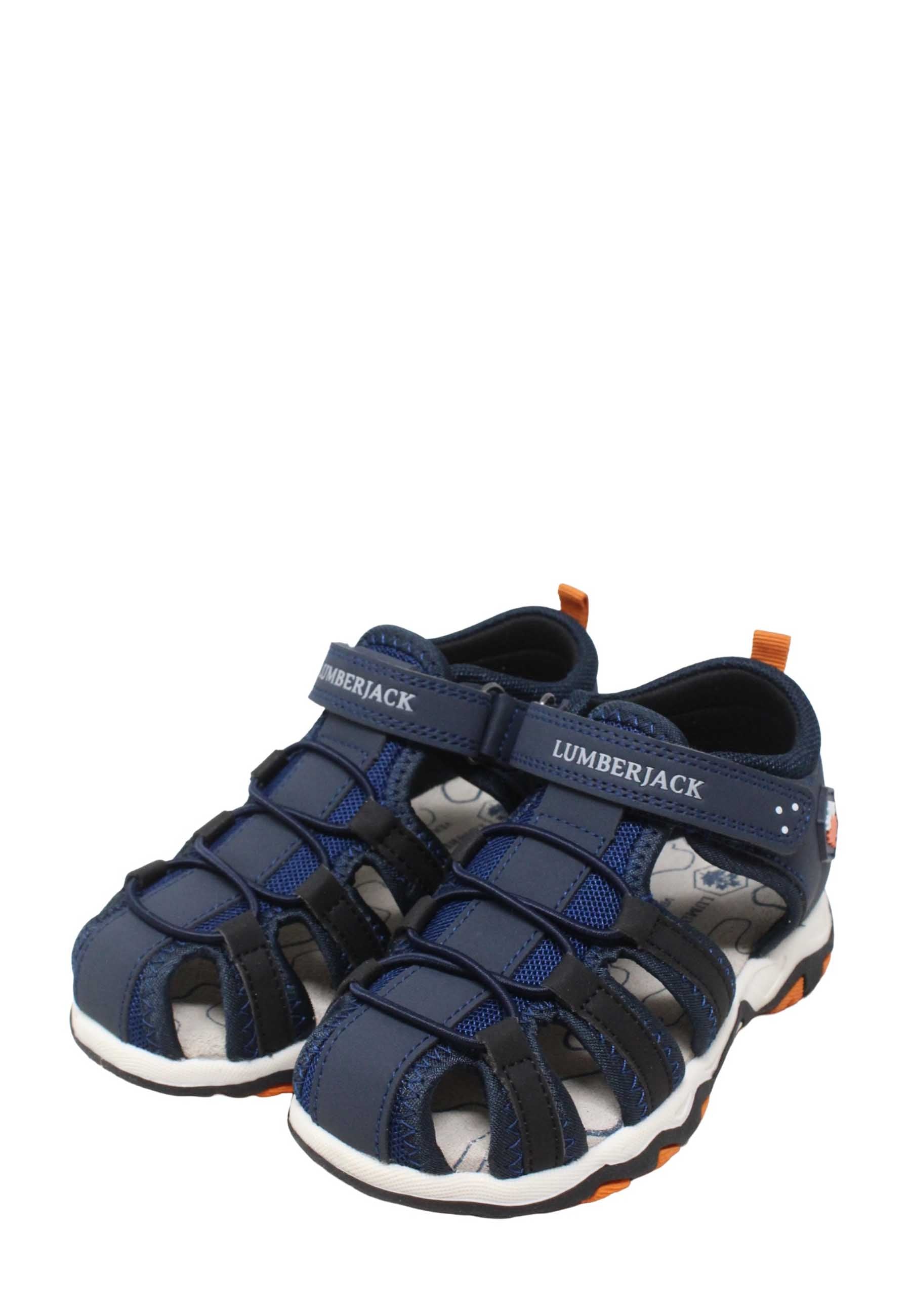 Sandali con strappi Blu Lumberjack