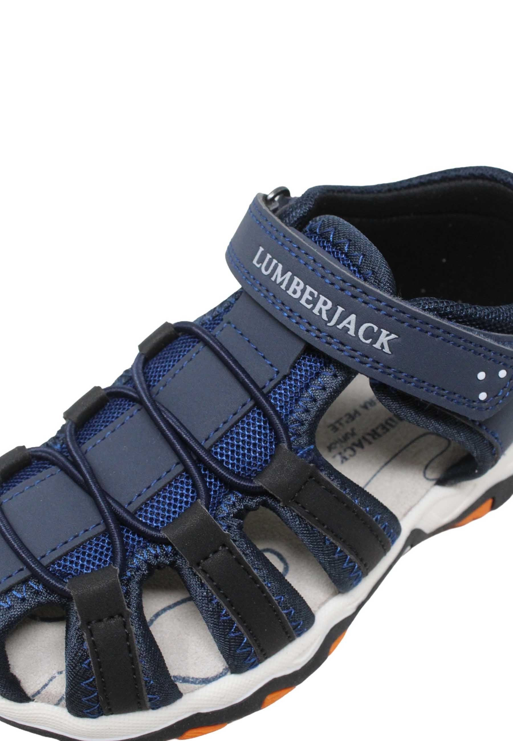 Sandali con strappi Blu Lumberjack
